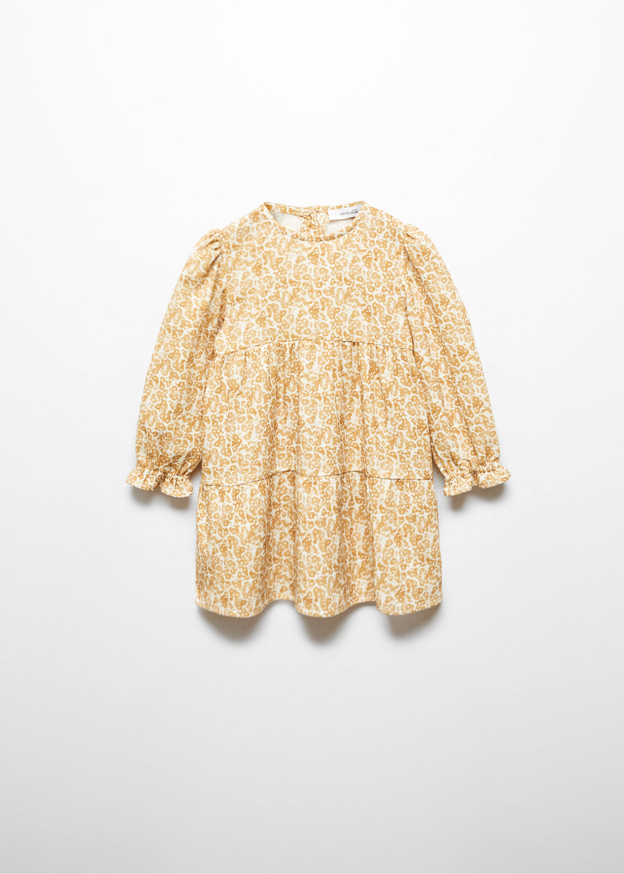 Sukienka bawełniana w kwiaty - Artykuł bez modela/modelki, Średni Brązowy. Ref: 67053689-00.