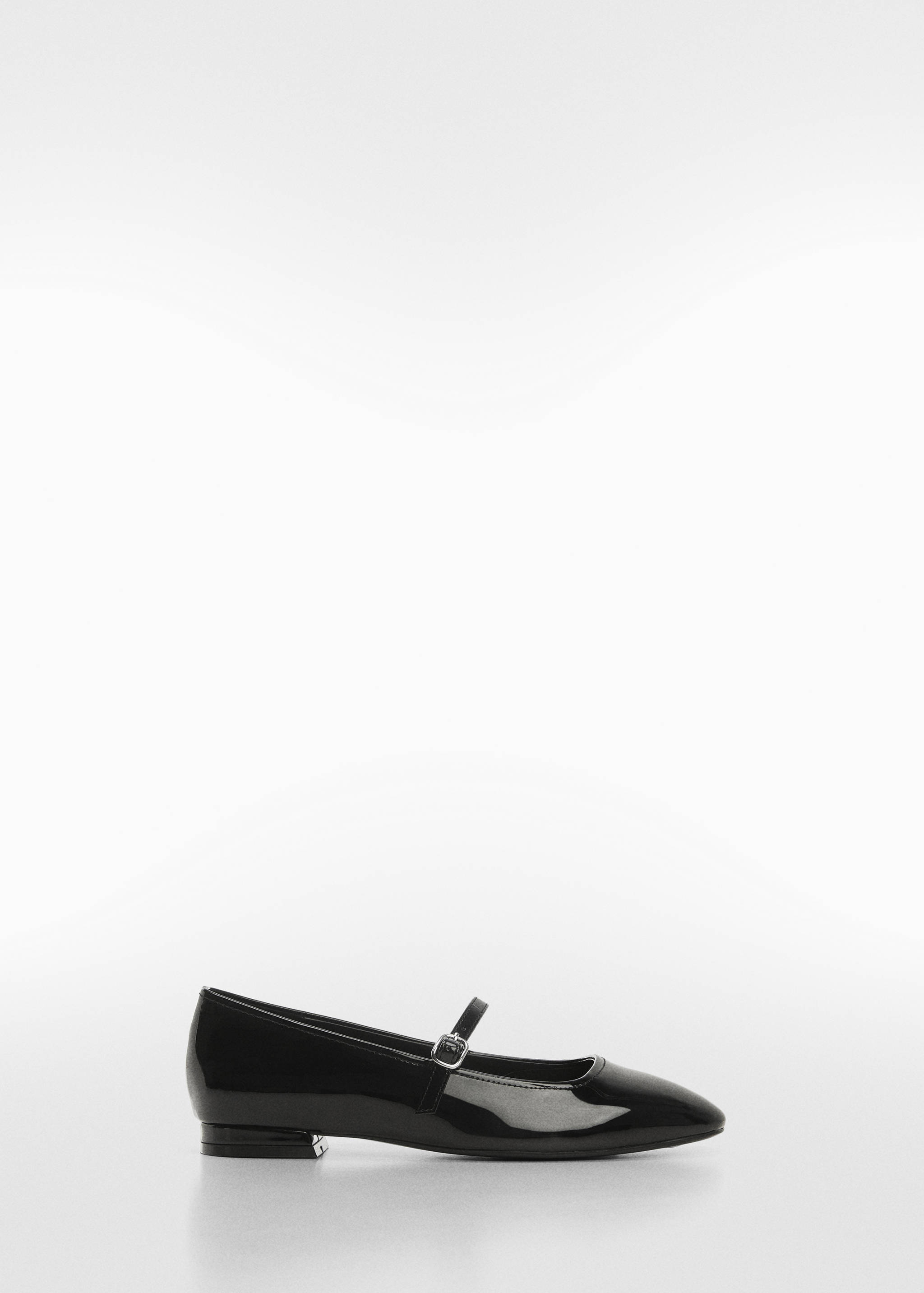 Patent leather-effect ballet flats - Article without model