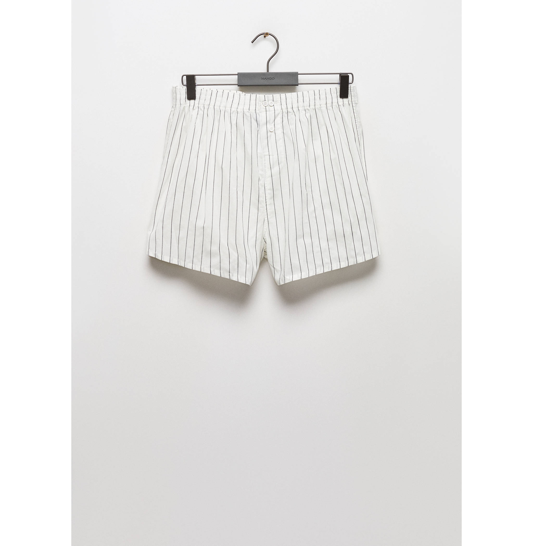 Striped printed cotton briefs - Article without model
