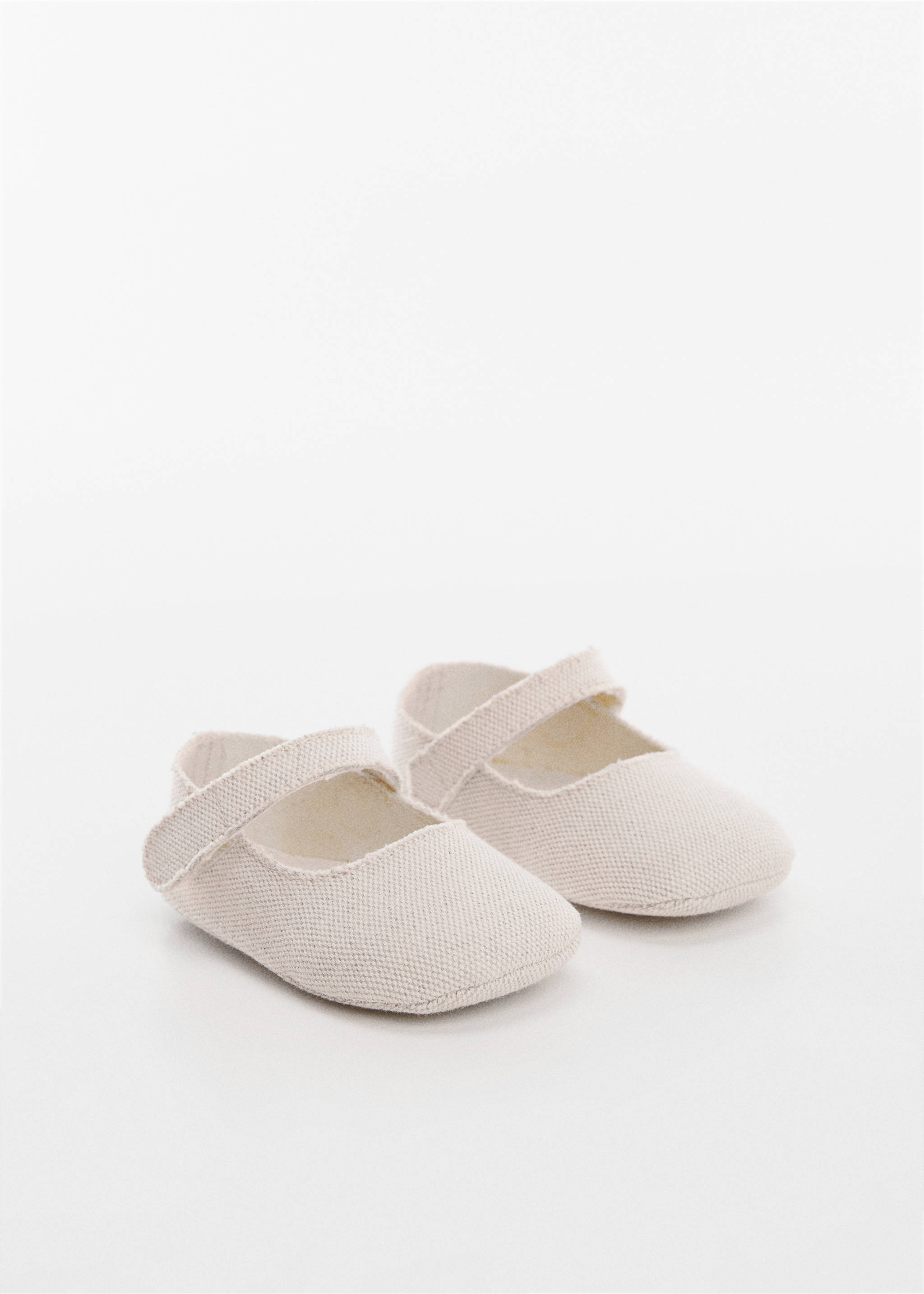 Lace-up ballerinas - Medium plane, Beige. Ref: 67053700-00.
