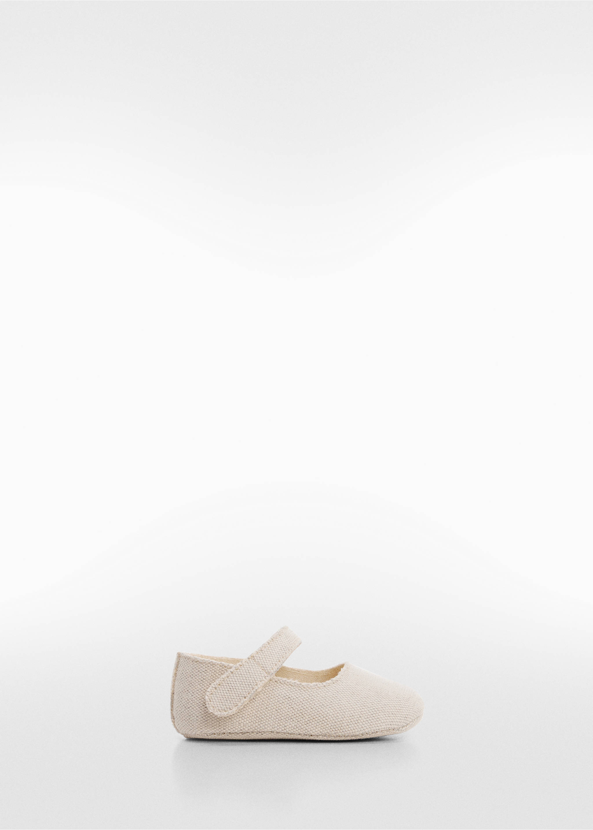 Lace-up ballerinas - Article without model, Beige. Ref: 67053700-00.