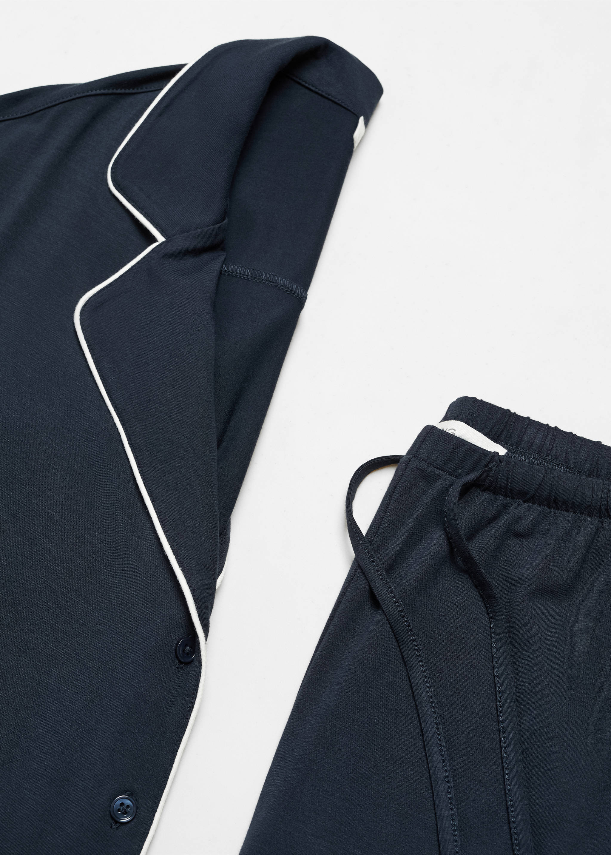 Pyjamahemd mit Borte - Detail des Artikels 0