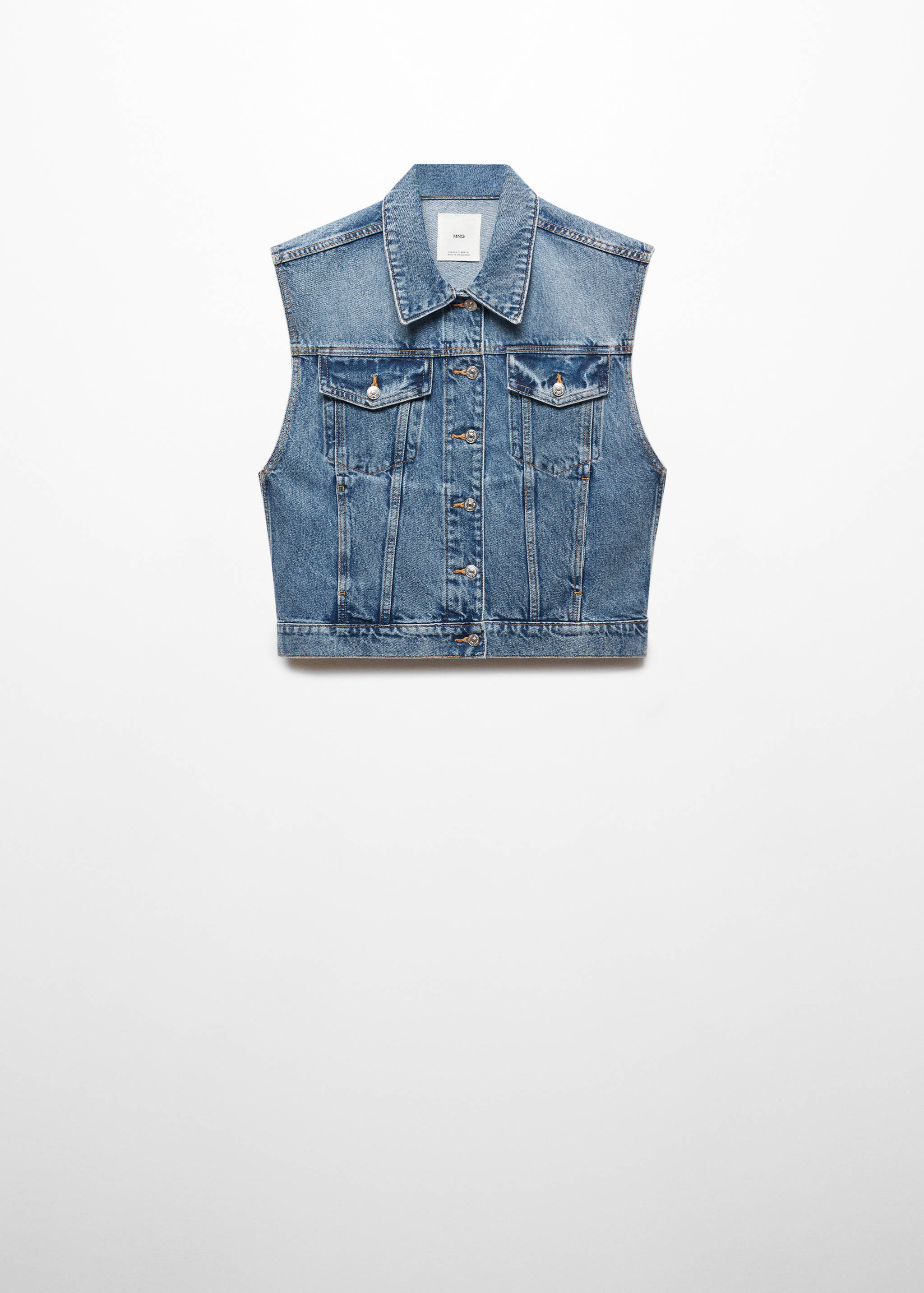 Oversize farmermellény - Termék modell nélkül