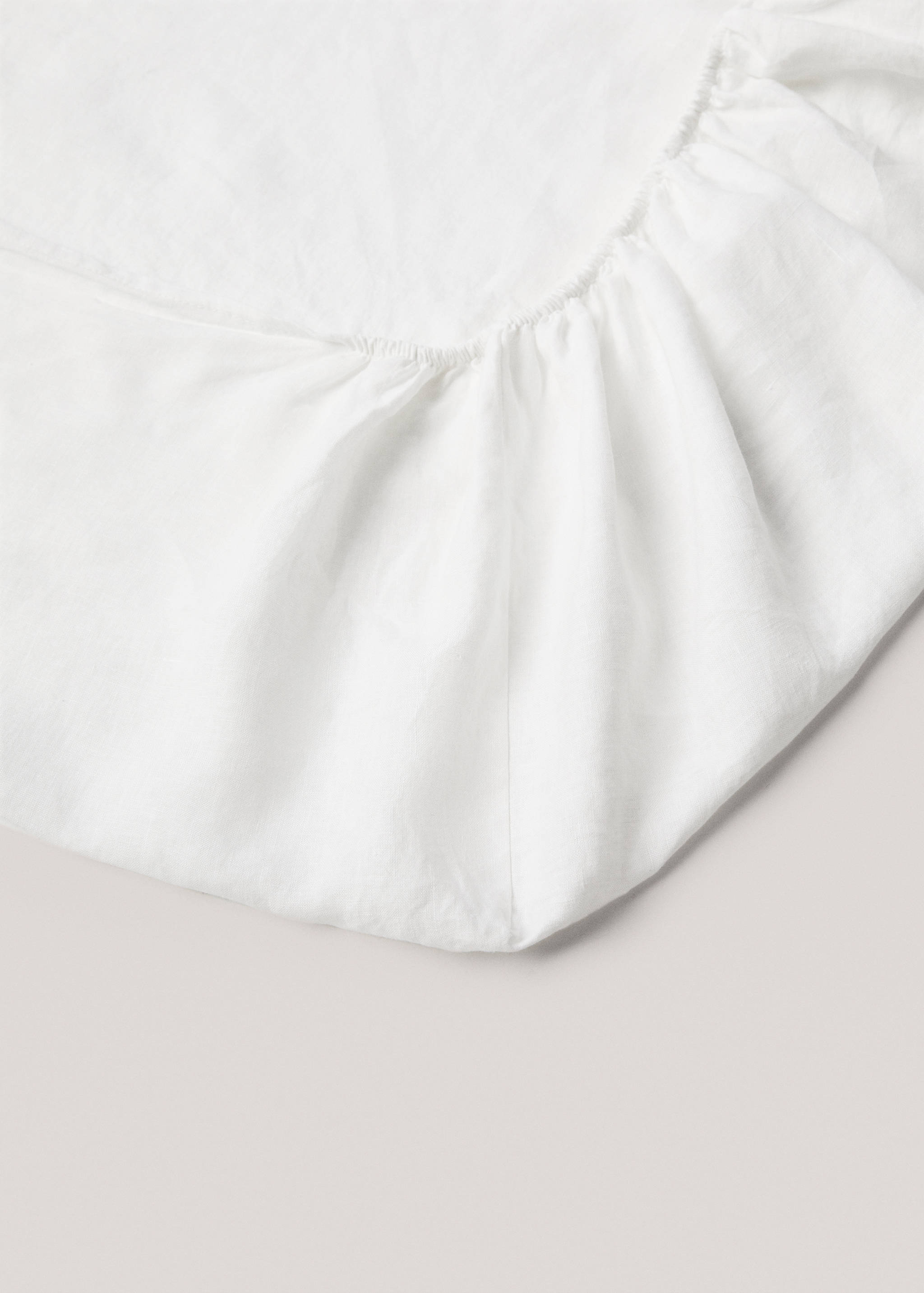 100% linen fitted sheet for king bed - Details of the article 2