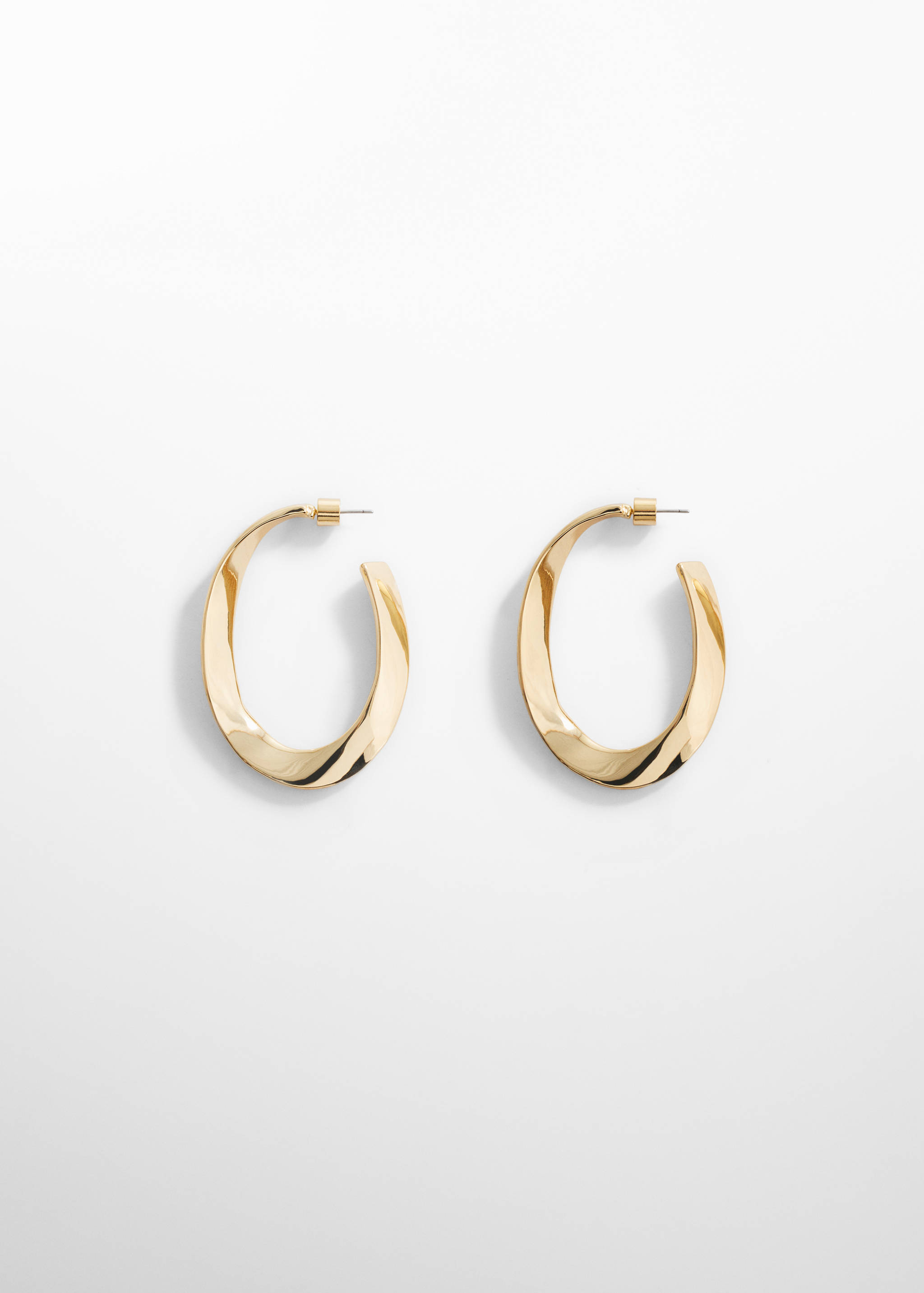 Twisted hoop earrings - Article without model