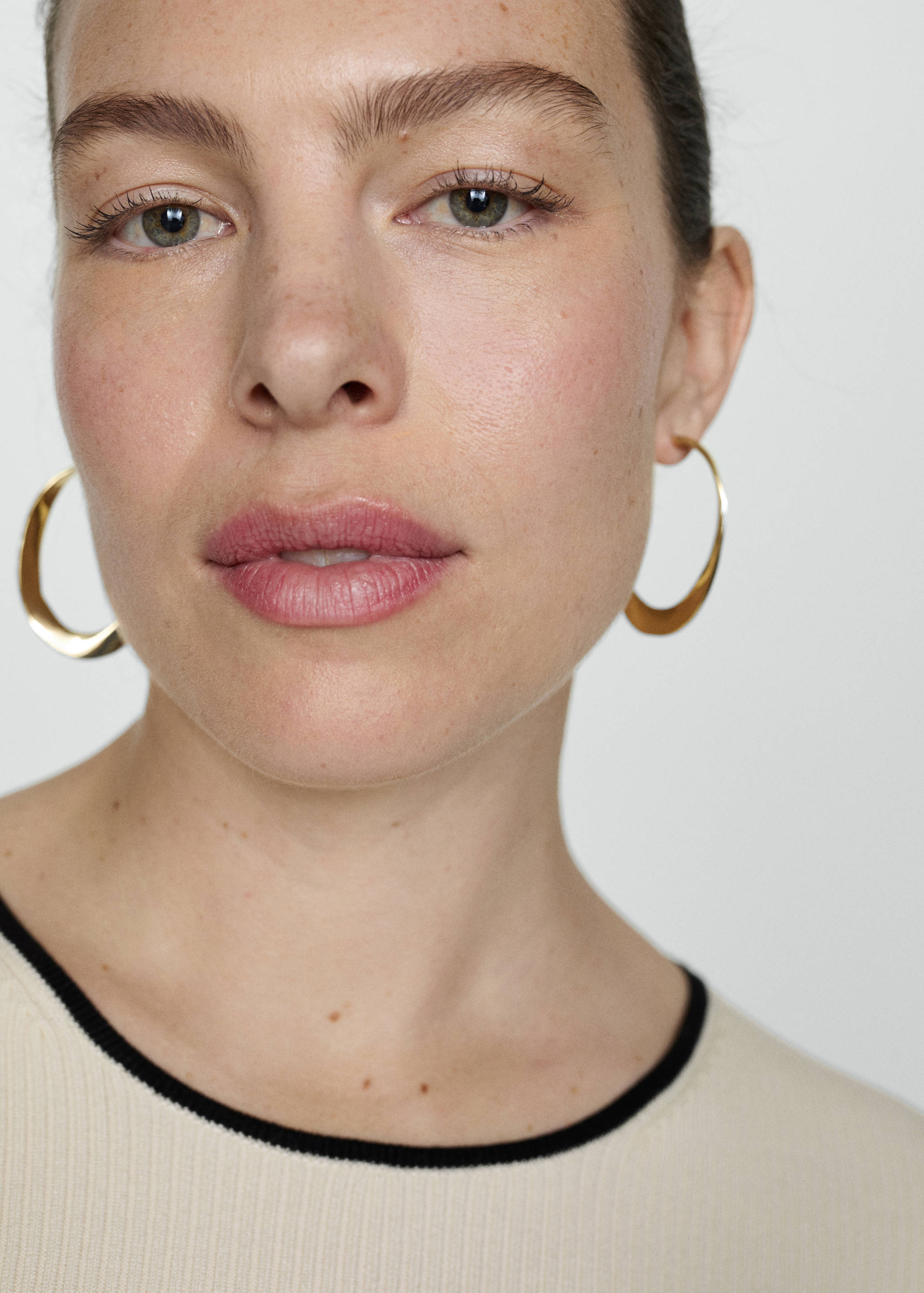 Contrast trim sweater - Details of the article 4