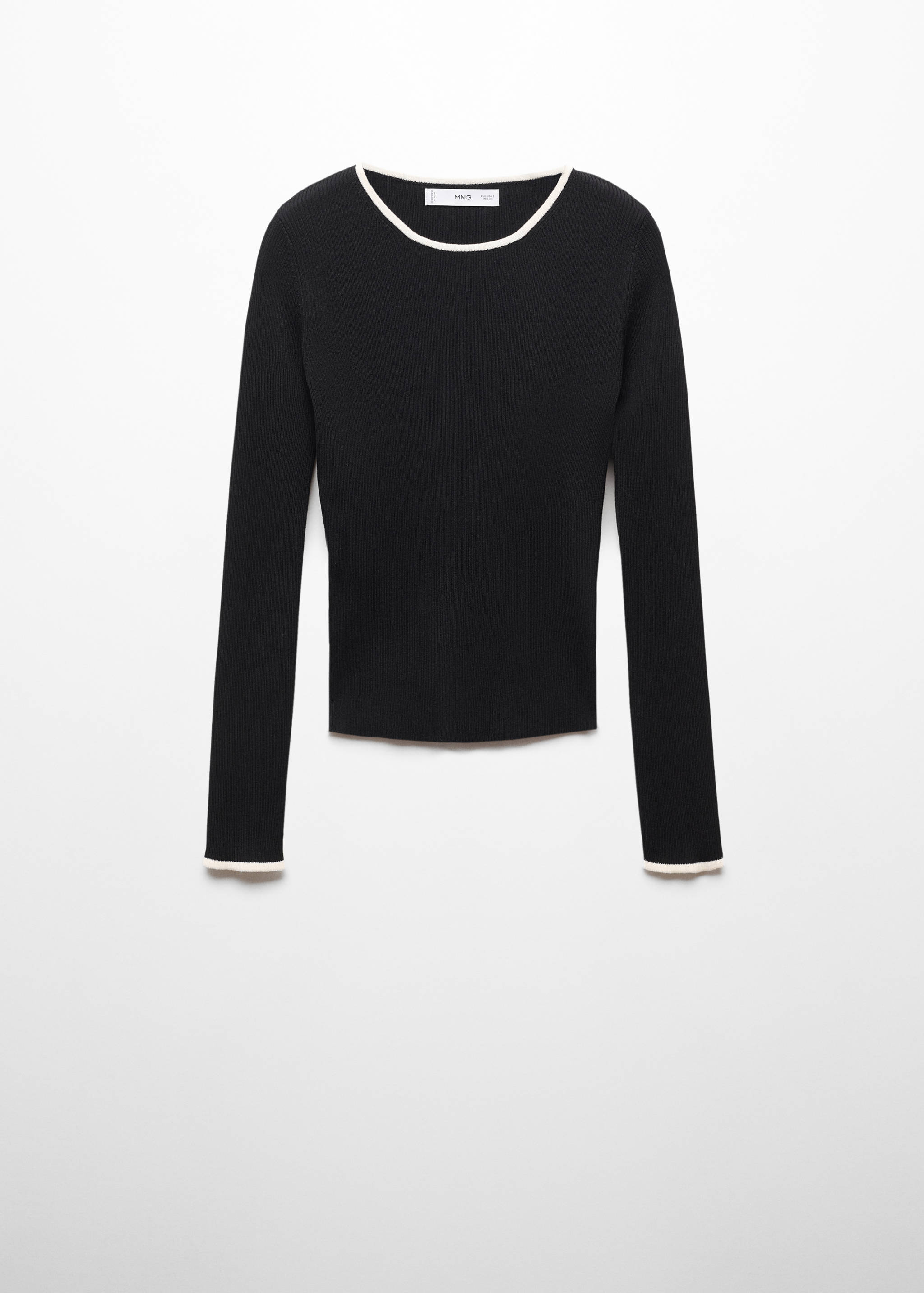 Pullover mit Kontrastborten - Artikel ohne Model