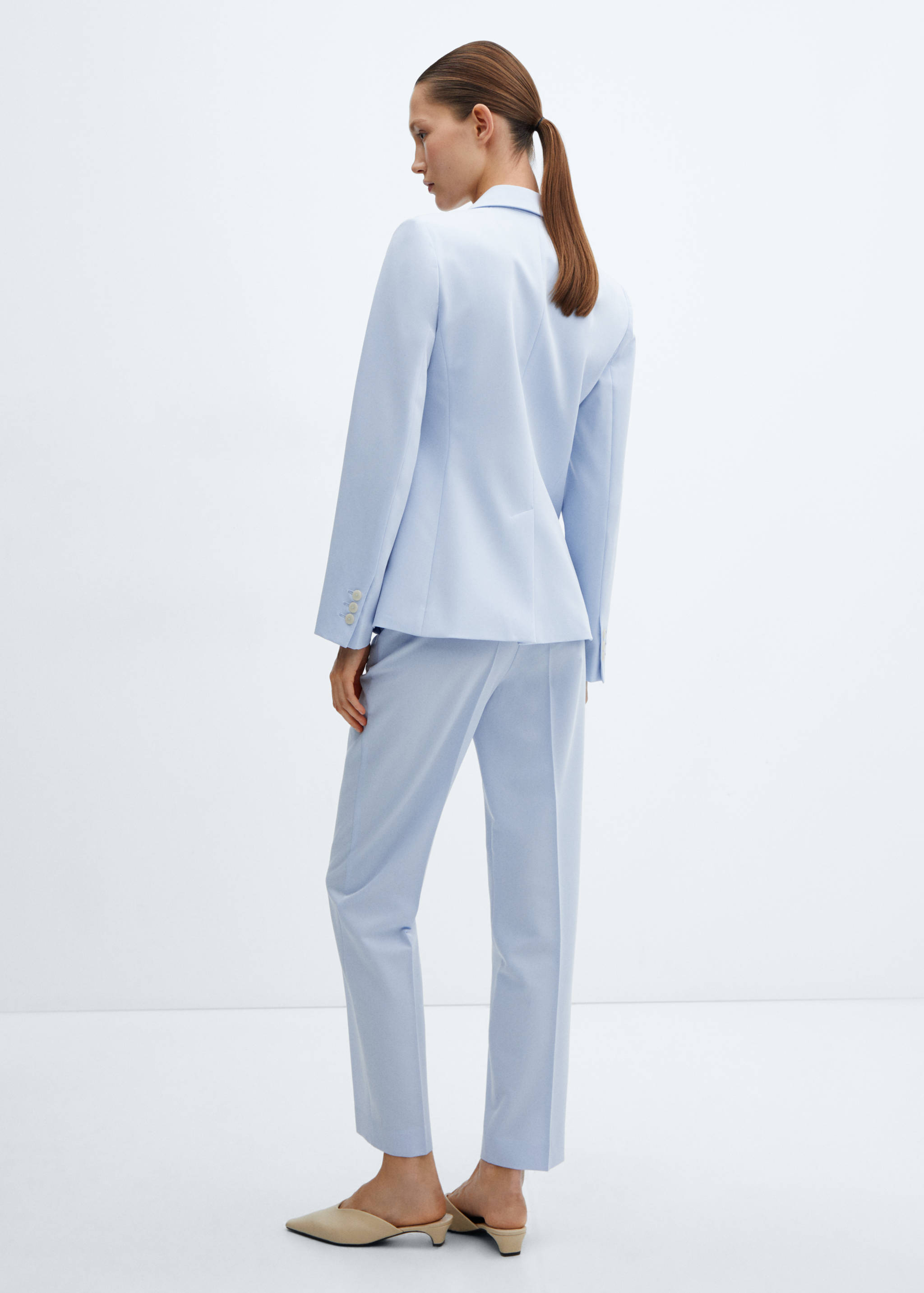 Fitted suit jacket - Reverse of the article