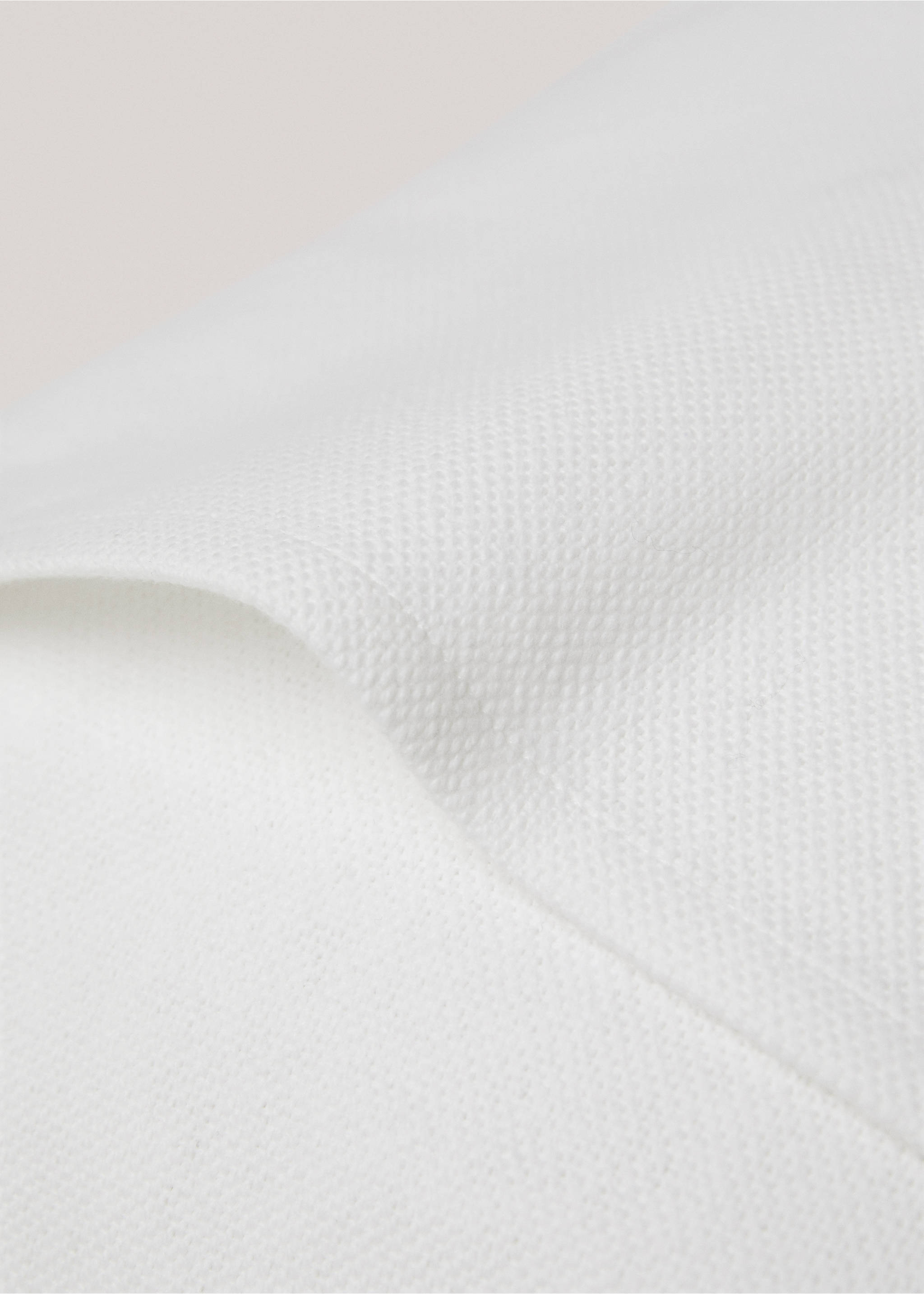 Housse de coussin coton texture 30x50 cm - Détail de l'article 3, Blanc cassé. Ref: 67054048-00.