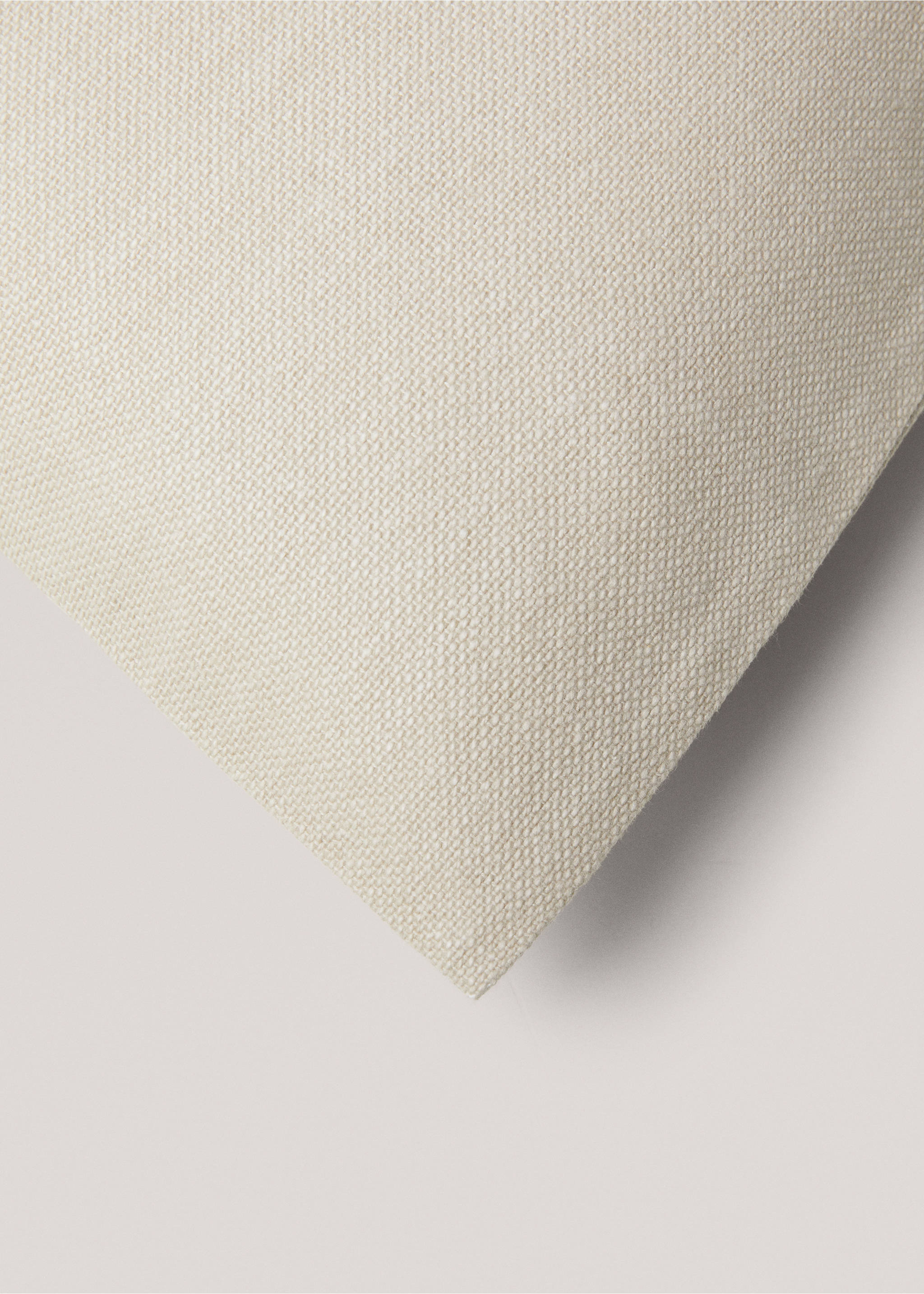 Housse de coussin coton texture 30x50 cm - Détail de l'article 3, Sable. Ref: 67054048-00.