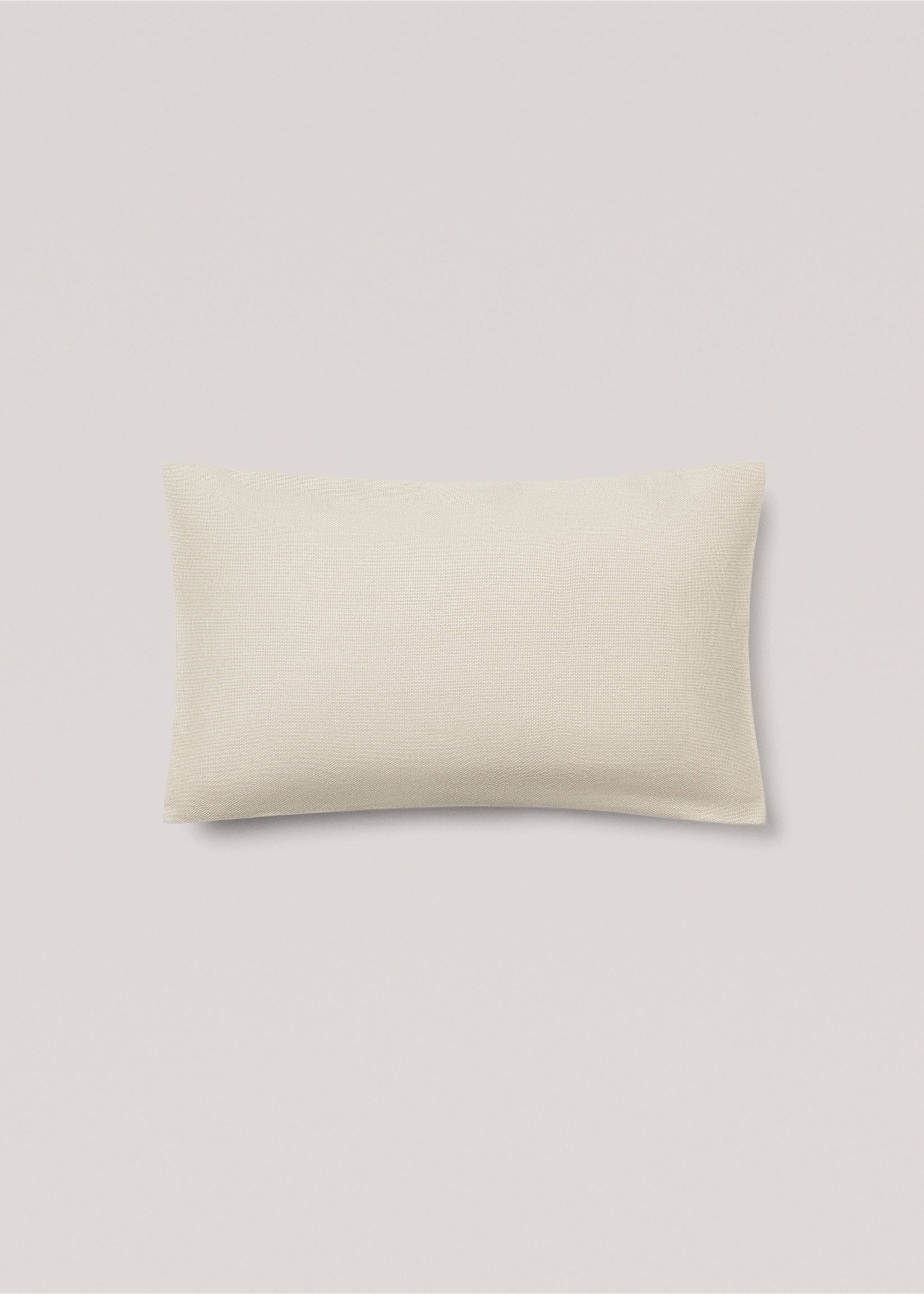 Housse de coussin coton texture 30x50 cm - Article sans modèle, Sable. Ref: 67054048-00.