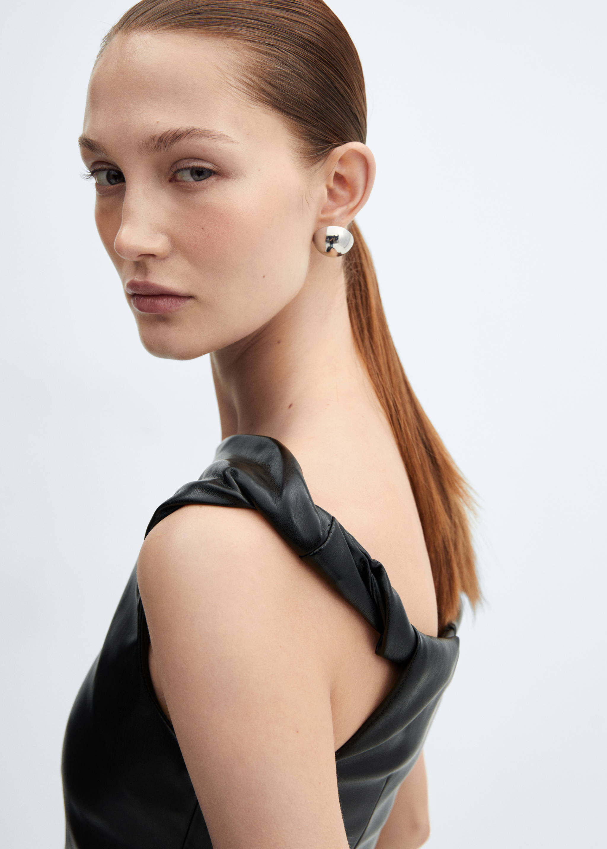 Faux-leather top - Details of the article 1