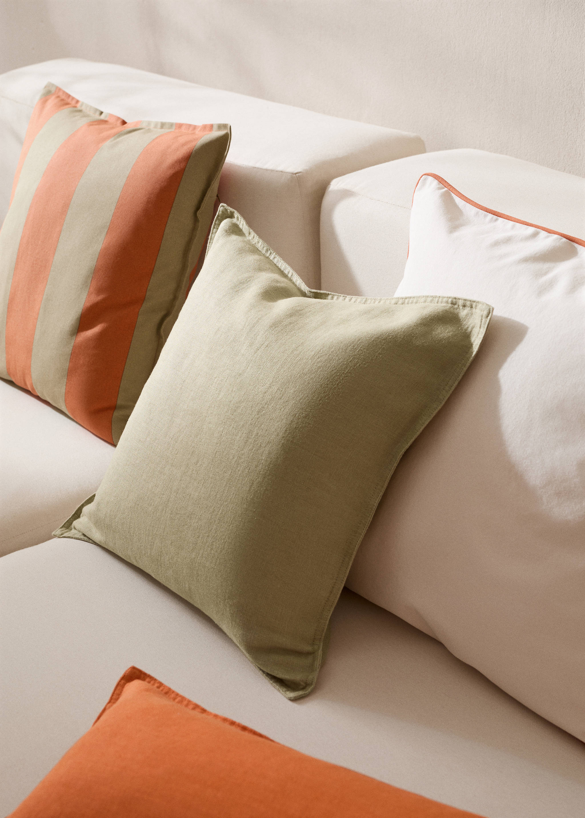 Kissenbezug aus 100 % Leinen 45 x 45 cm - Allgemeine Ansicht