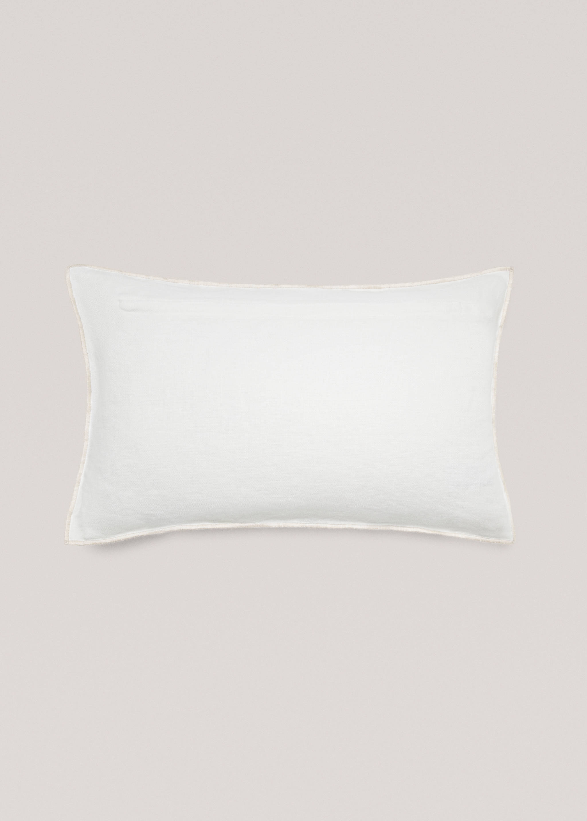 Linen cushion cover with trim 30x50cm - Details of the article 1