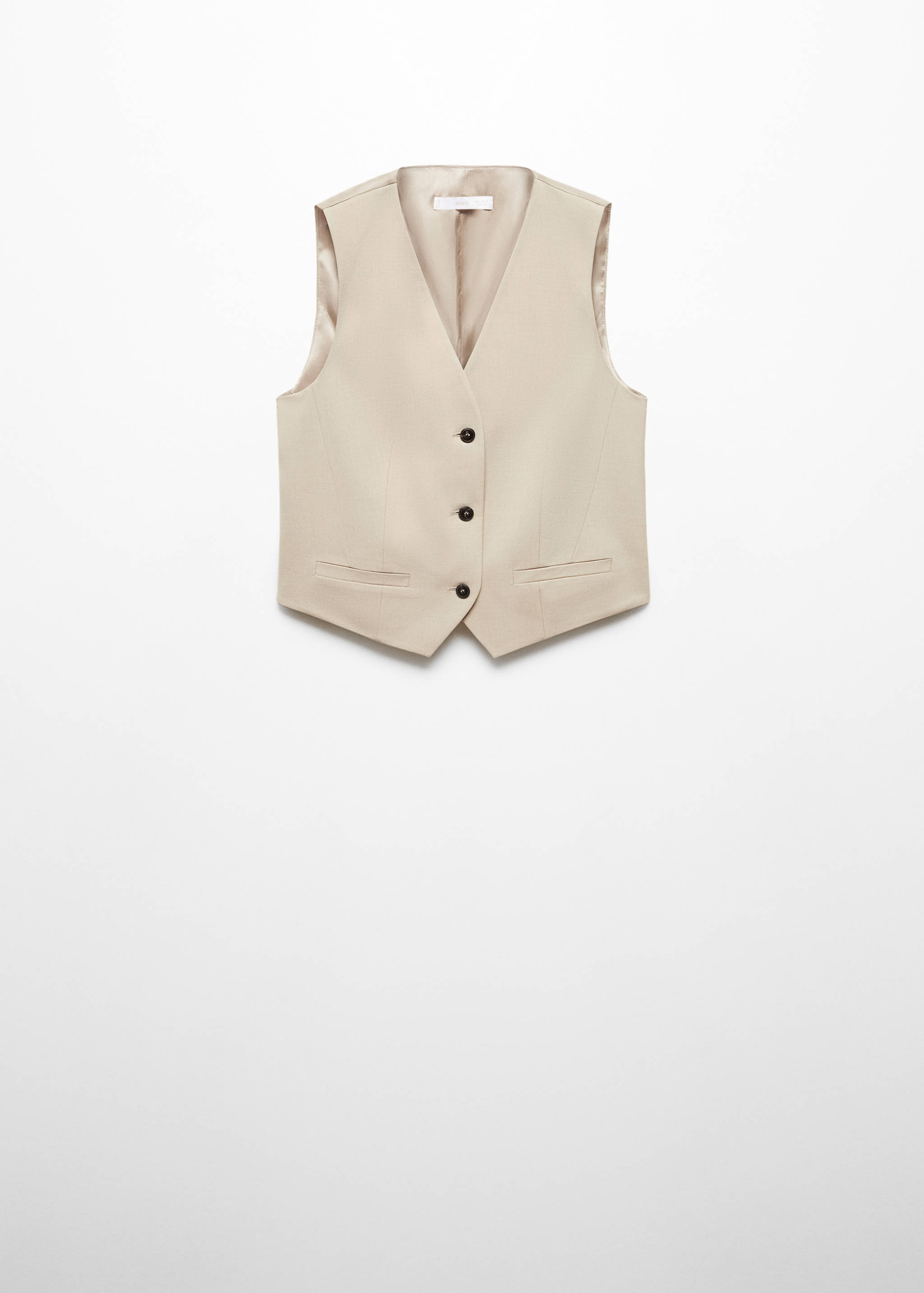 Suit waistcoat with buttons - Article without model