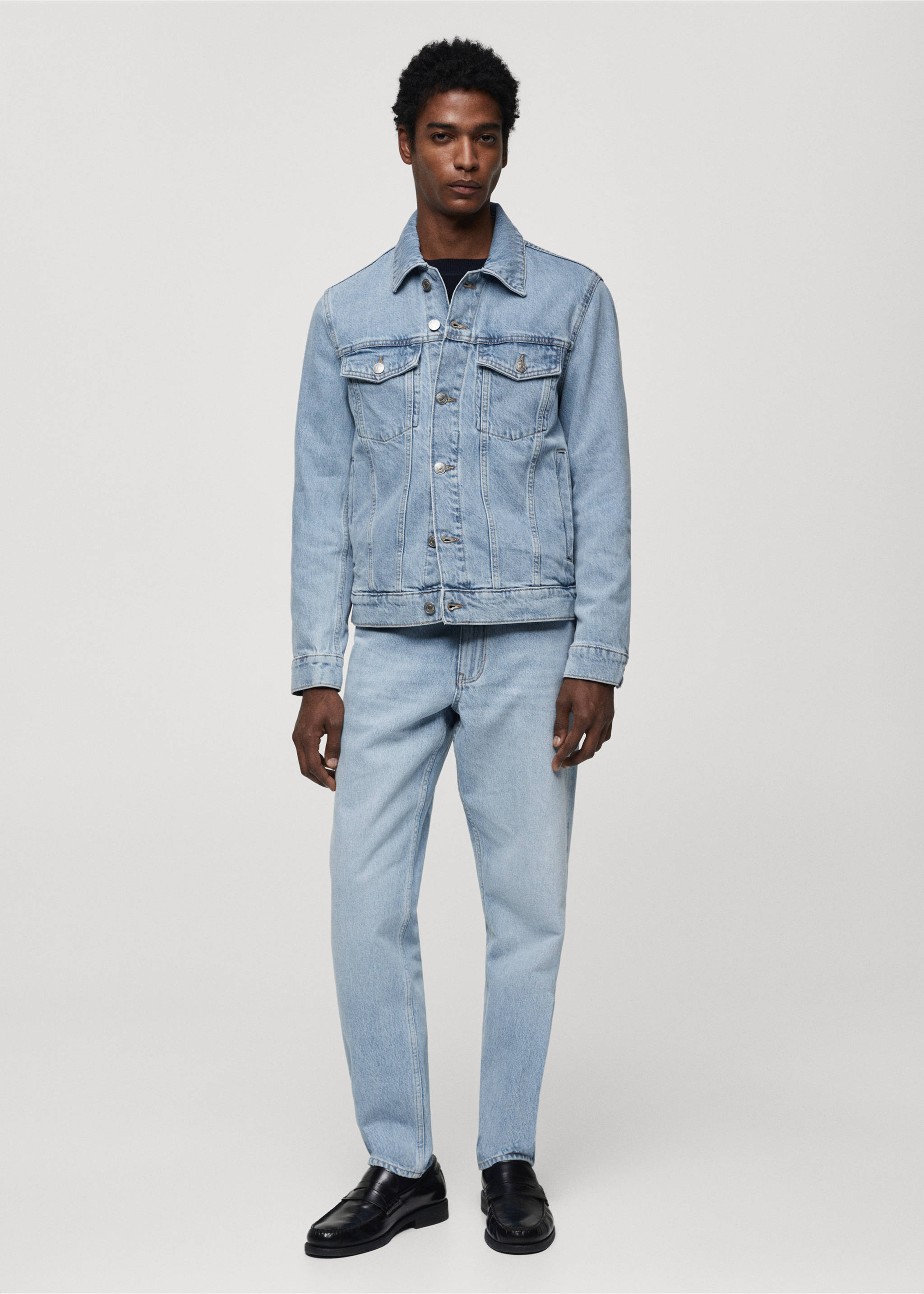 Bob straight-fit jeans - General plane, Light Blue. Ref: 67054440-00.