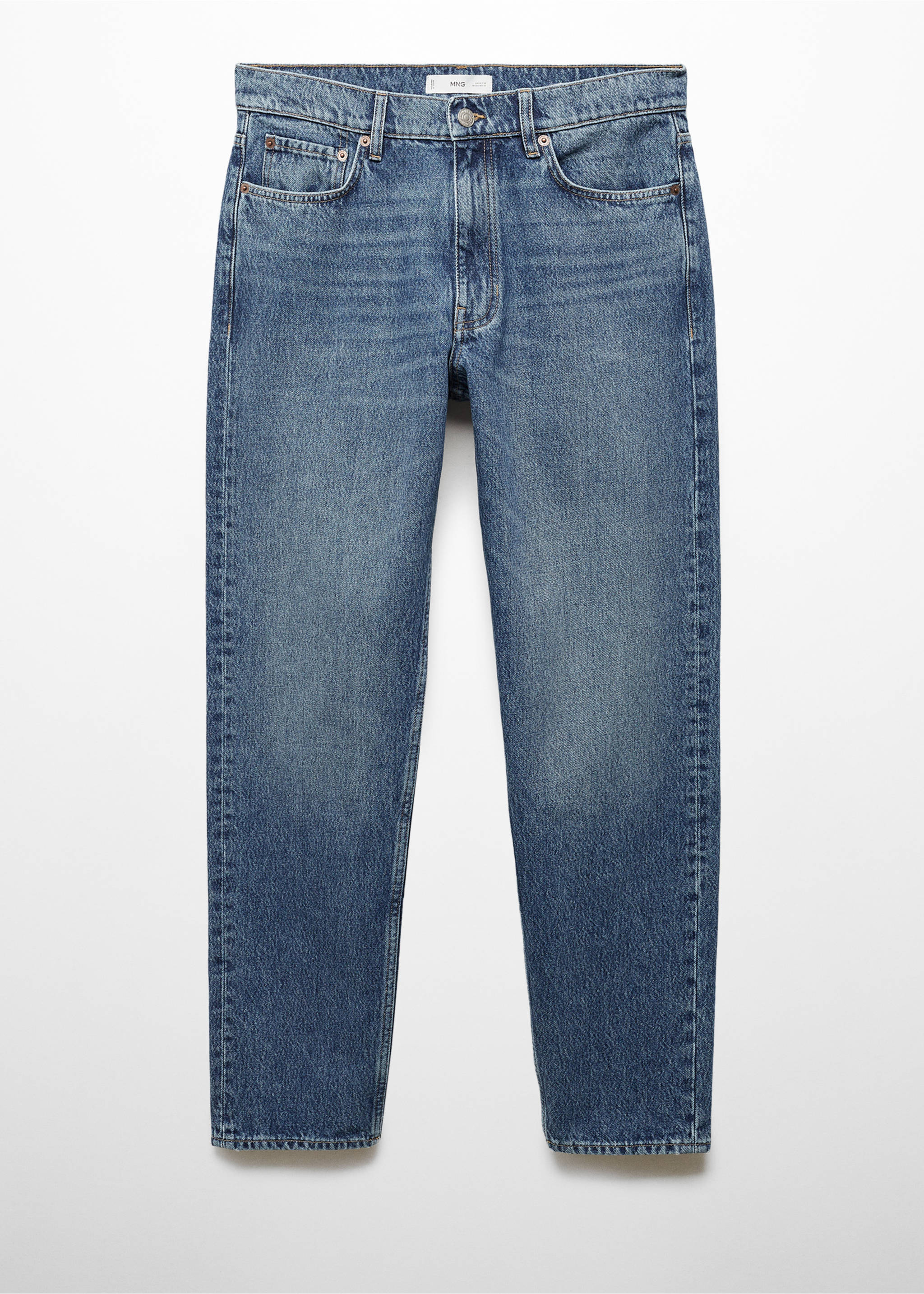 Bob straight-fit jeans - Article without model, Dark Blue. Ref: 67054442-00.