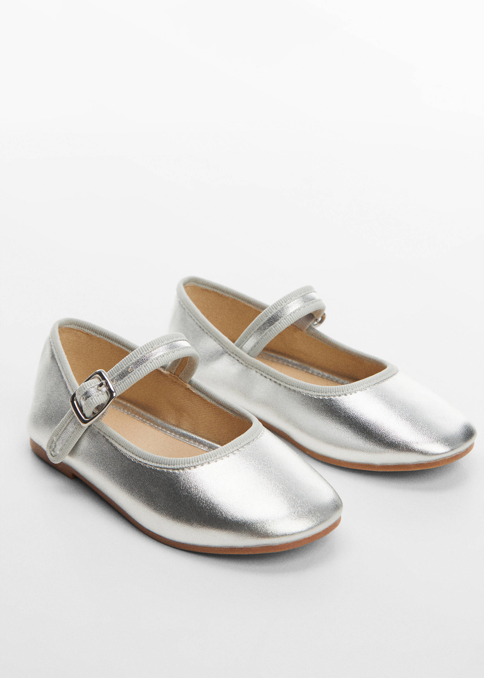 Metallic ballet flats - Medium plane