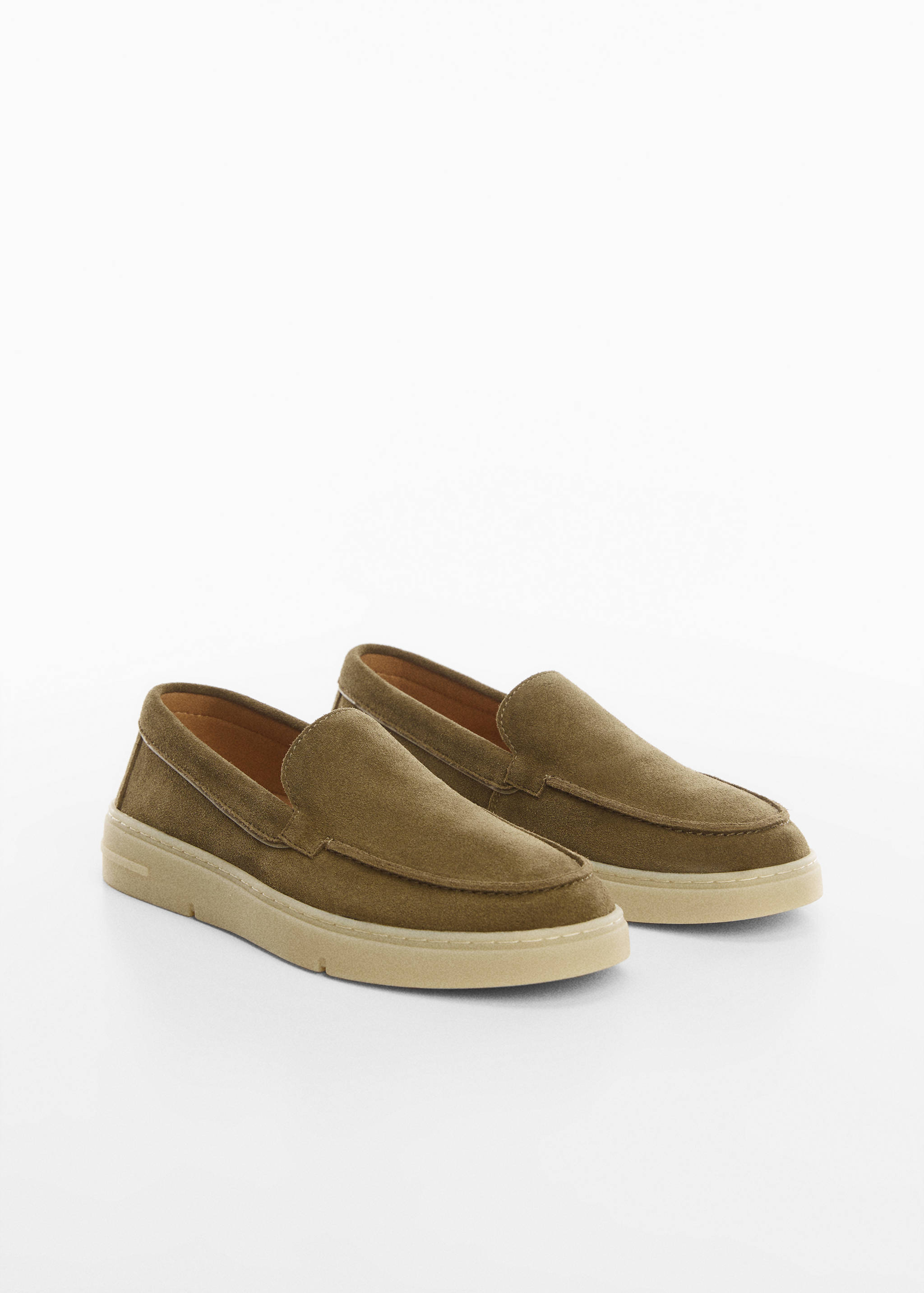 Split leather shoes - Medium plane