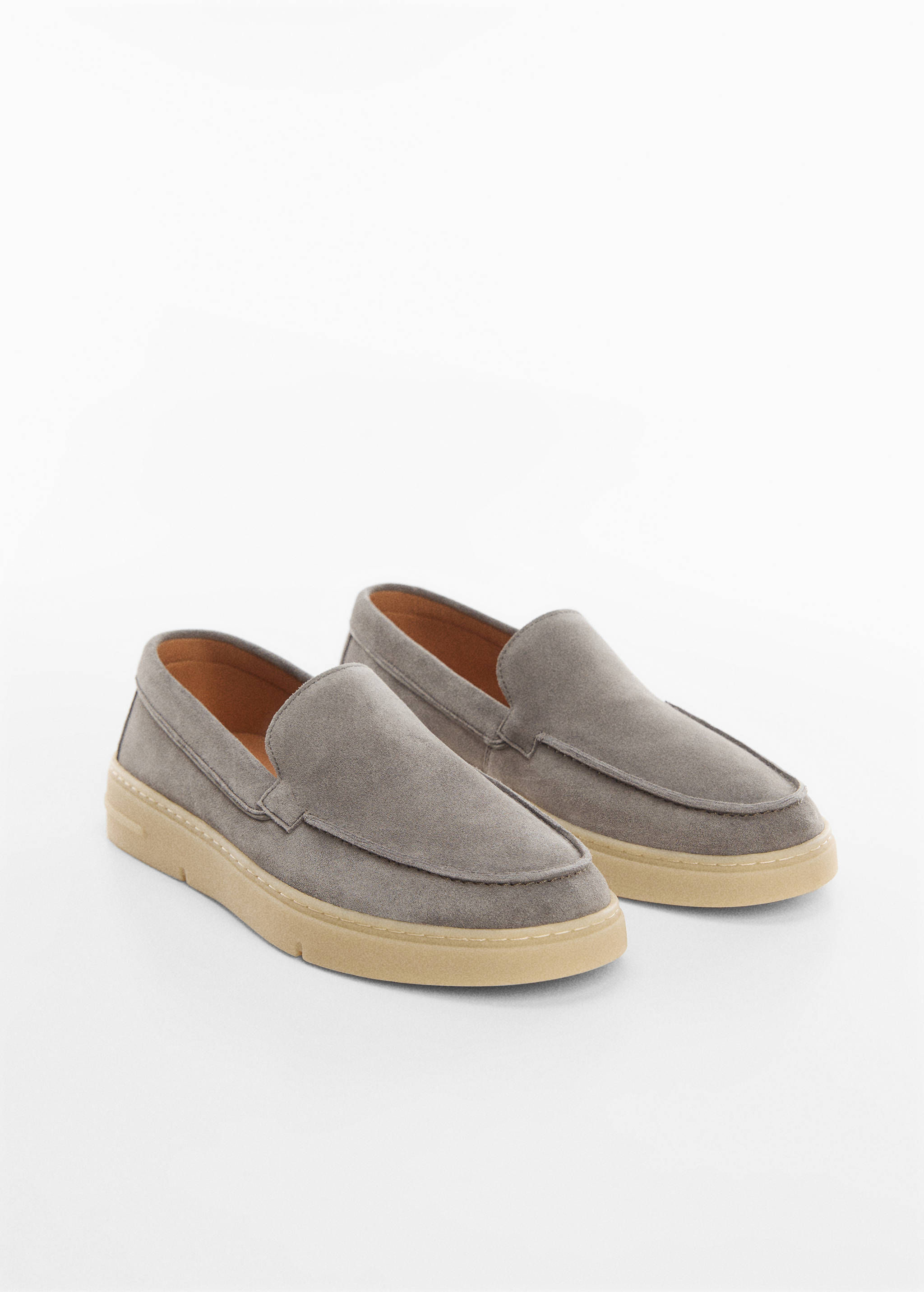 Split leather shoes - Medium plane