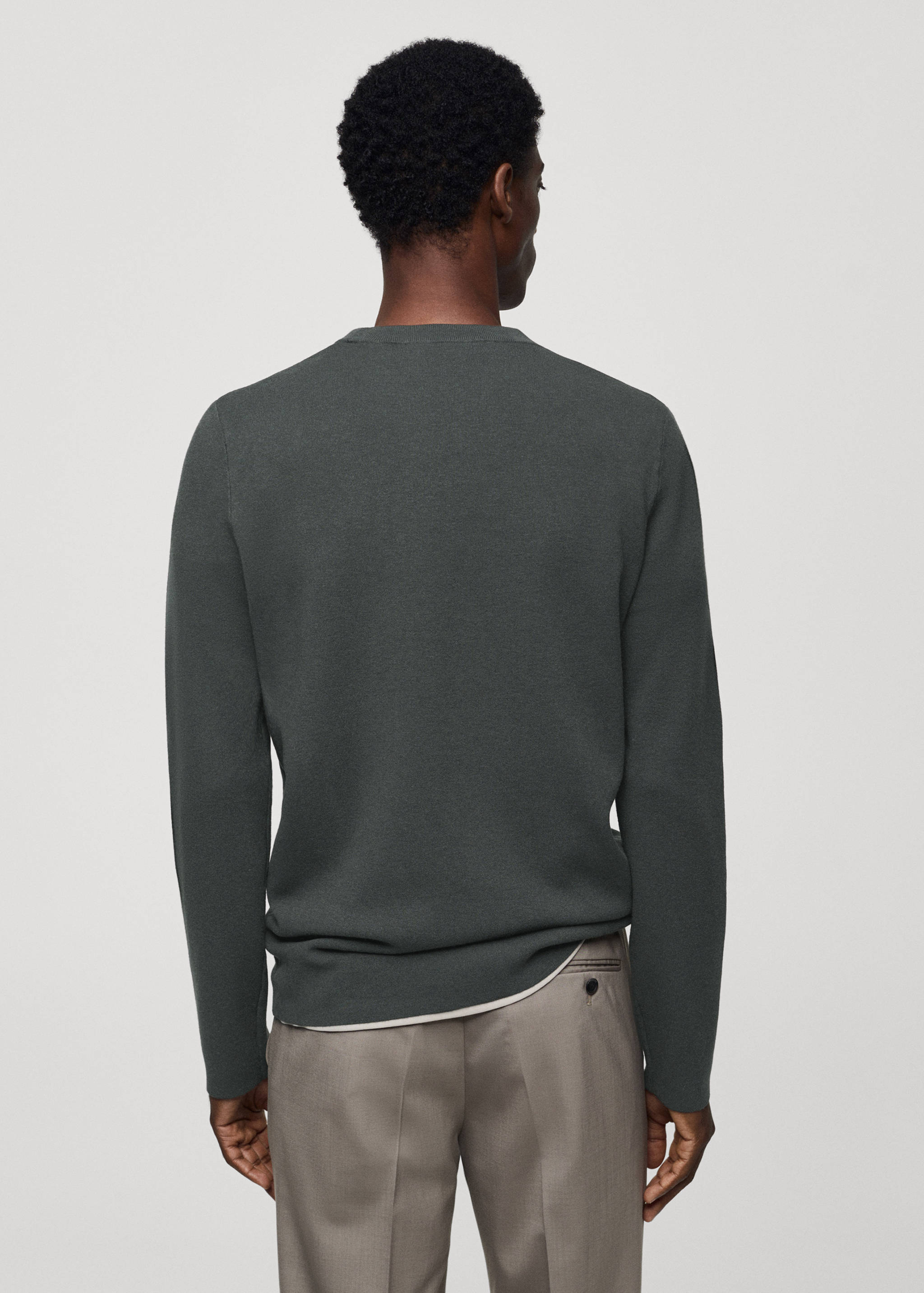 Thermoregulating fine-knit sweater - Reverse of the article