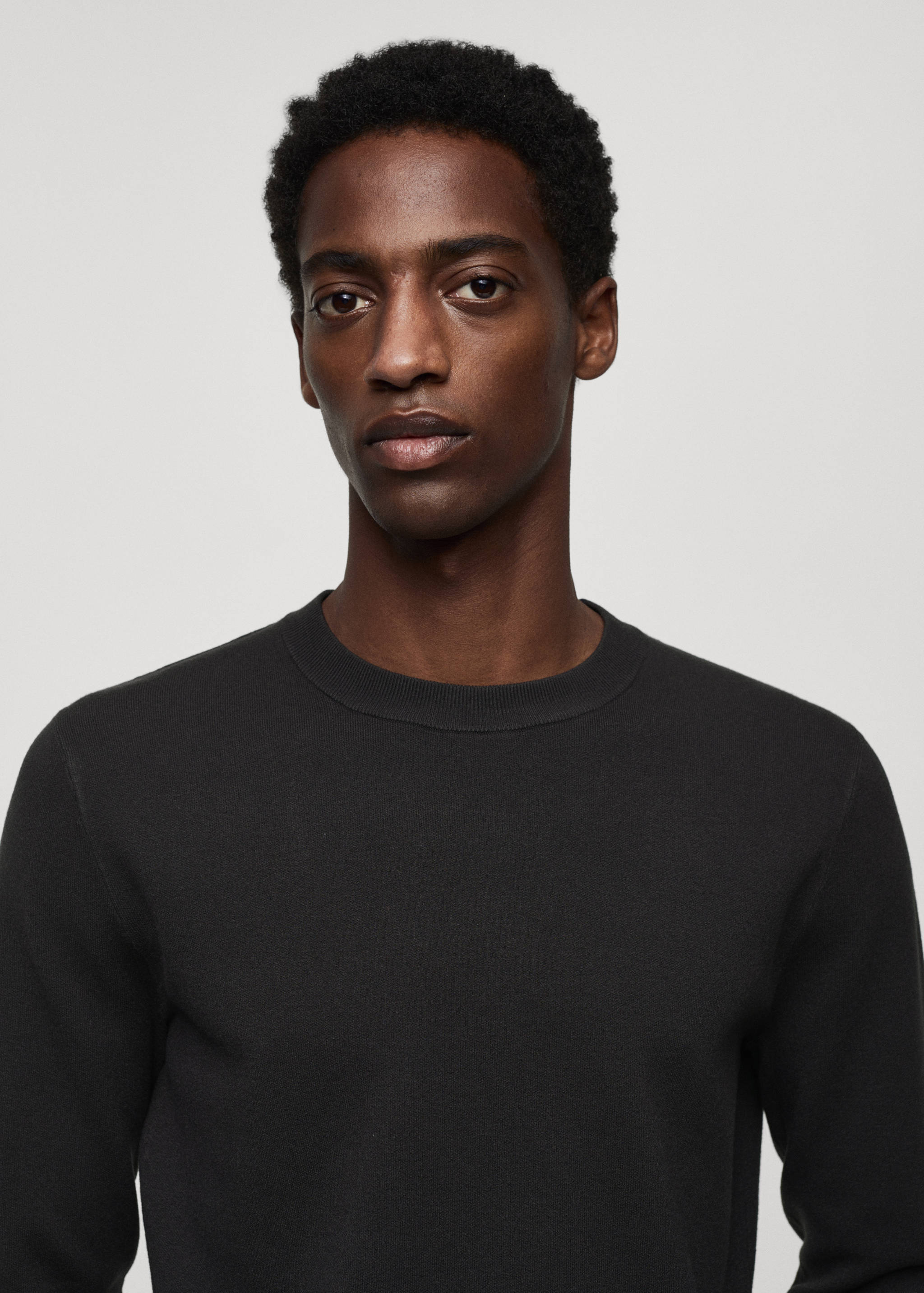 Thermoregulating fine-knit sweater - Details of the article 1