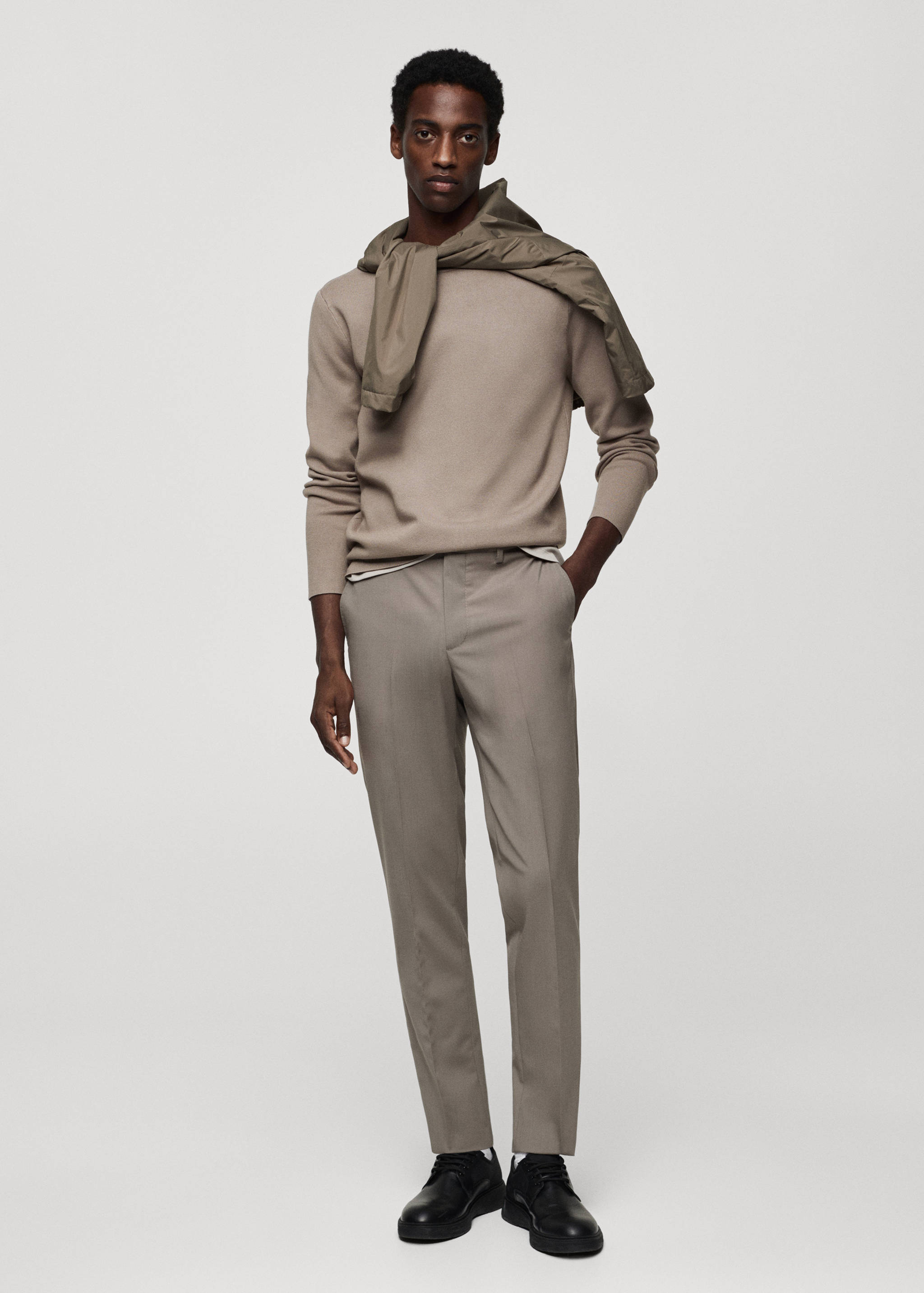 Thermoregulating fine-knit sweater - General plane