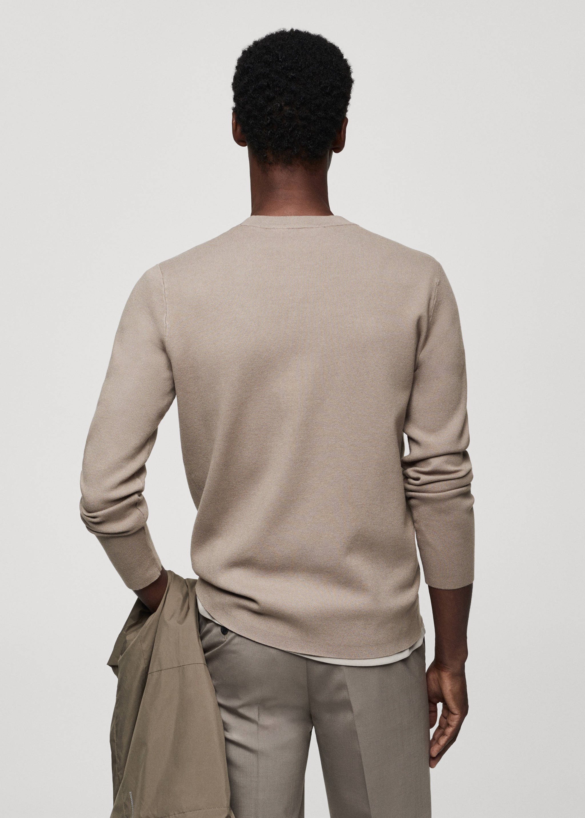 Thermoregulating fine-knit sweater - Reverse of the article