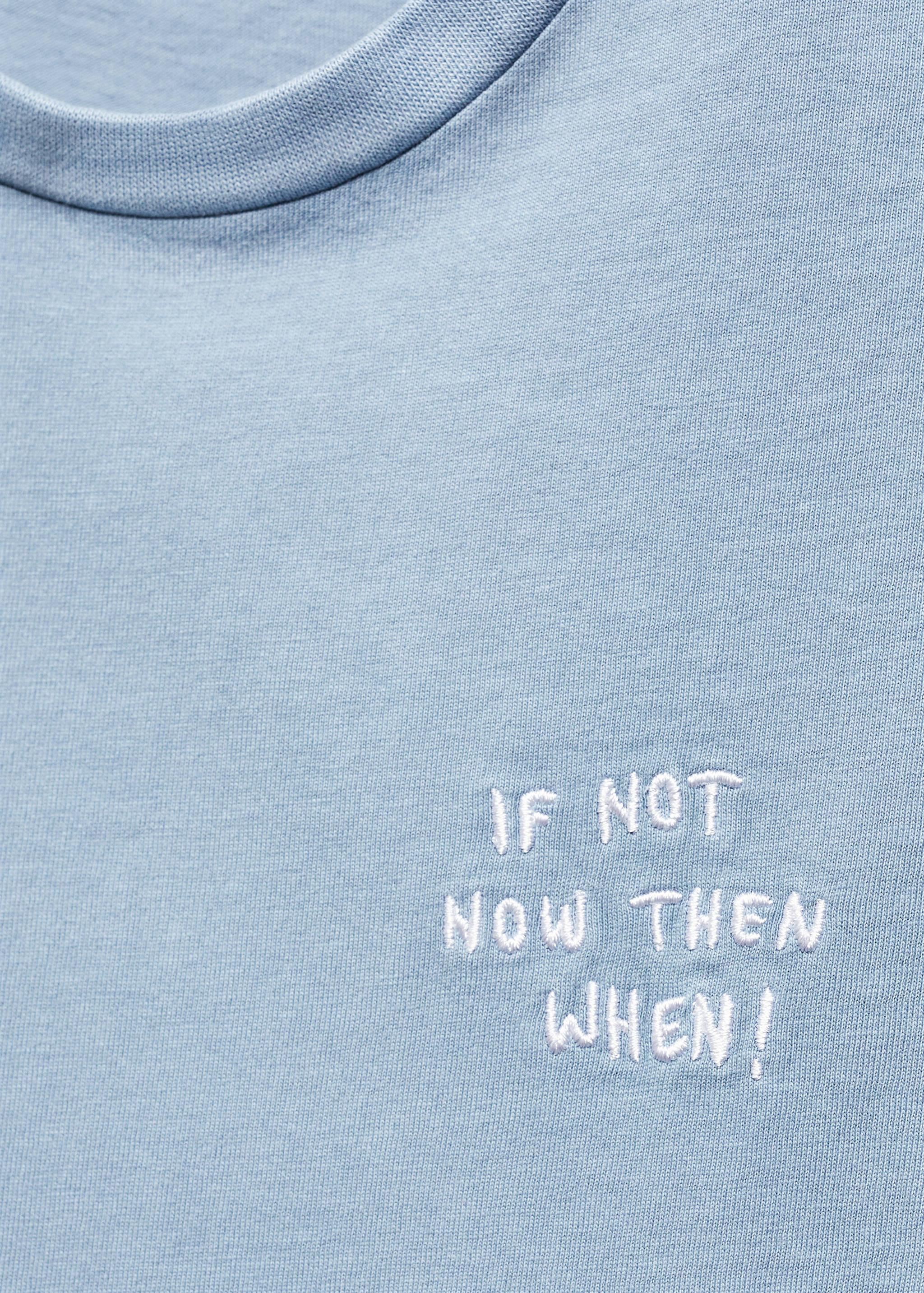T-shirt message brodé - Détail de l'article 8