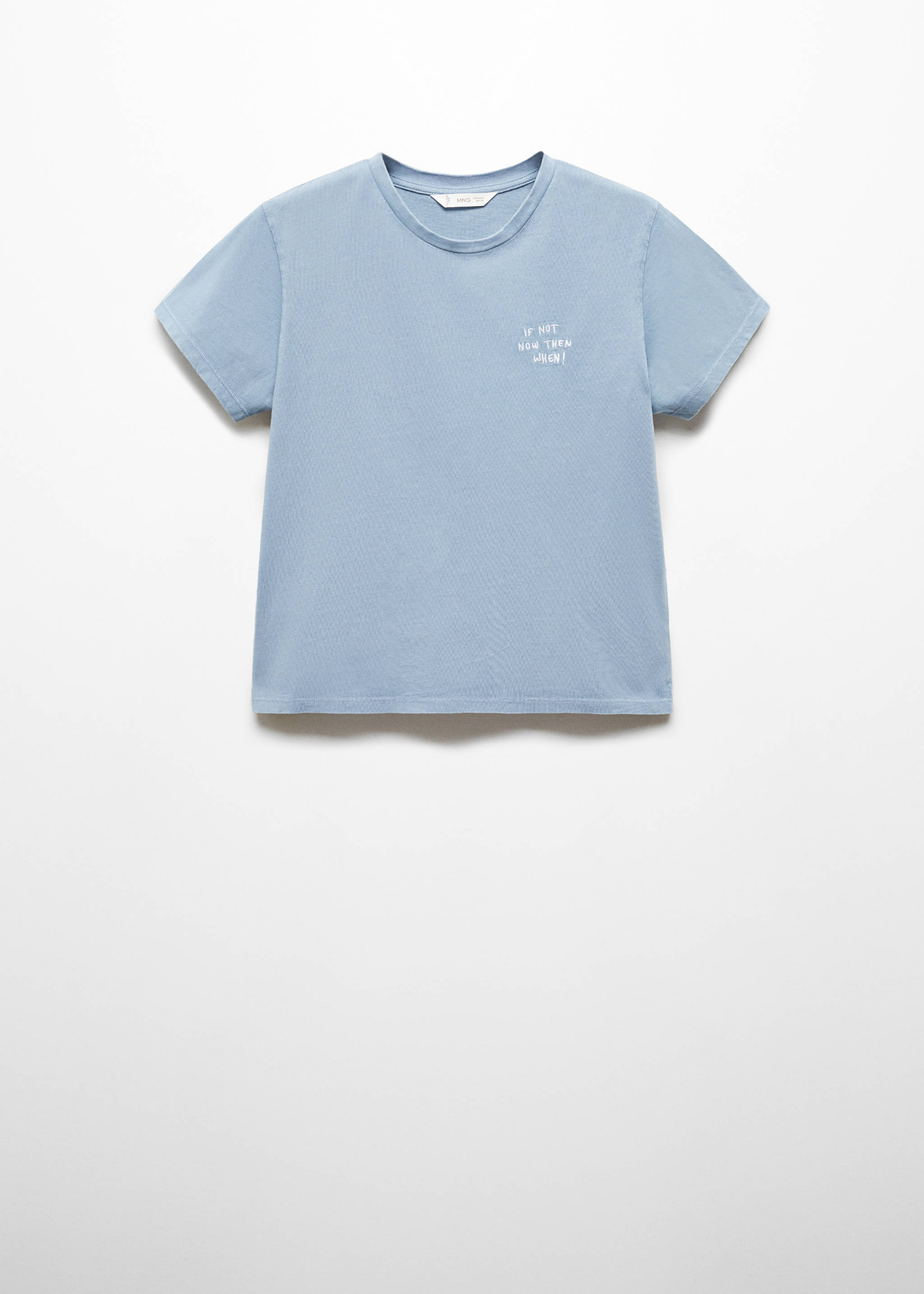 T-shirt message brodé - Article sans modèle