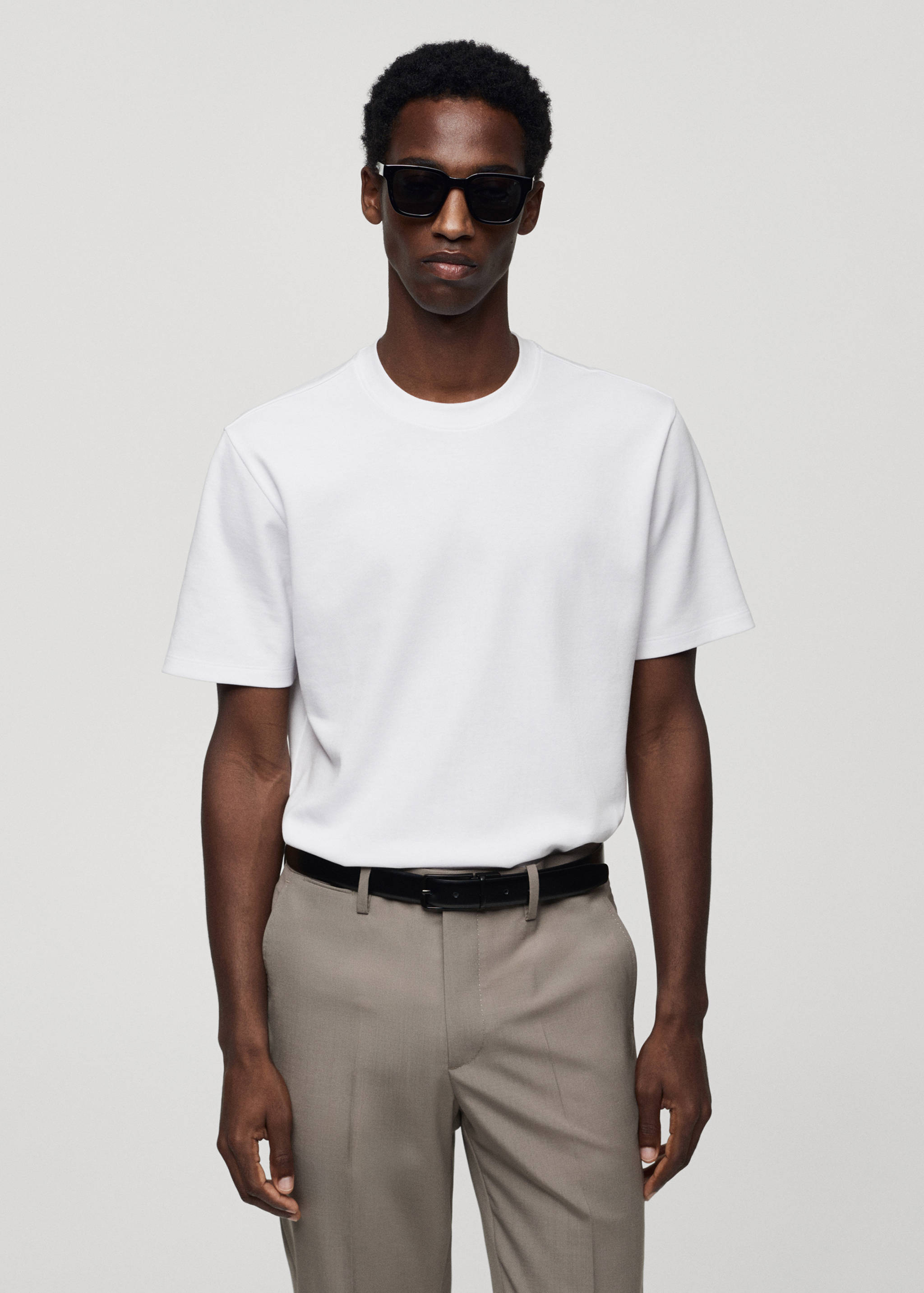 Breathable cotton t-shirt - Medium plane