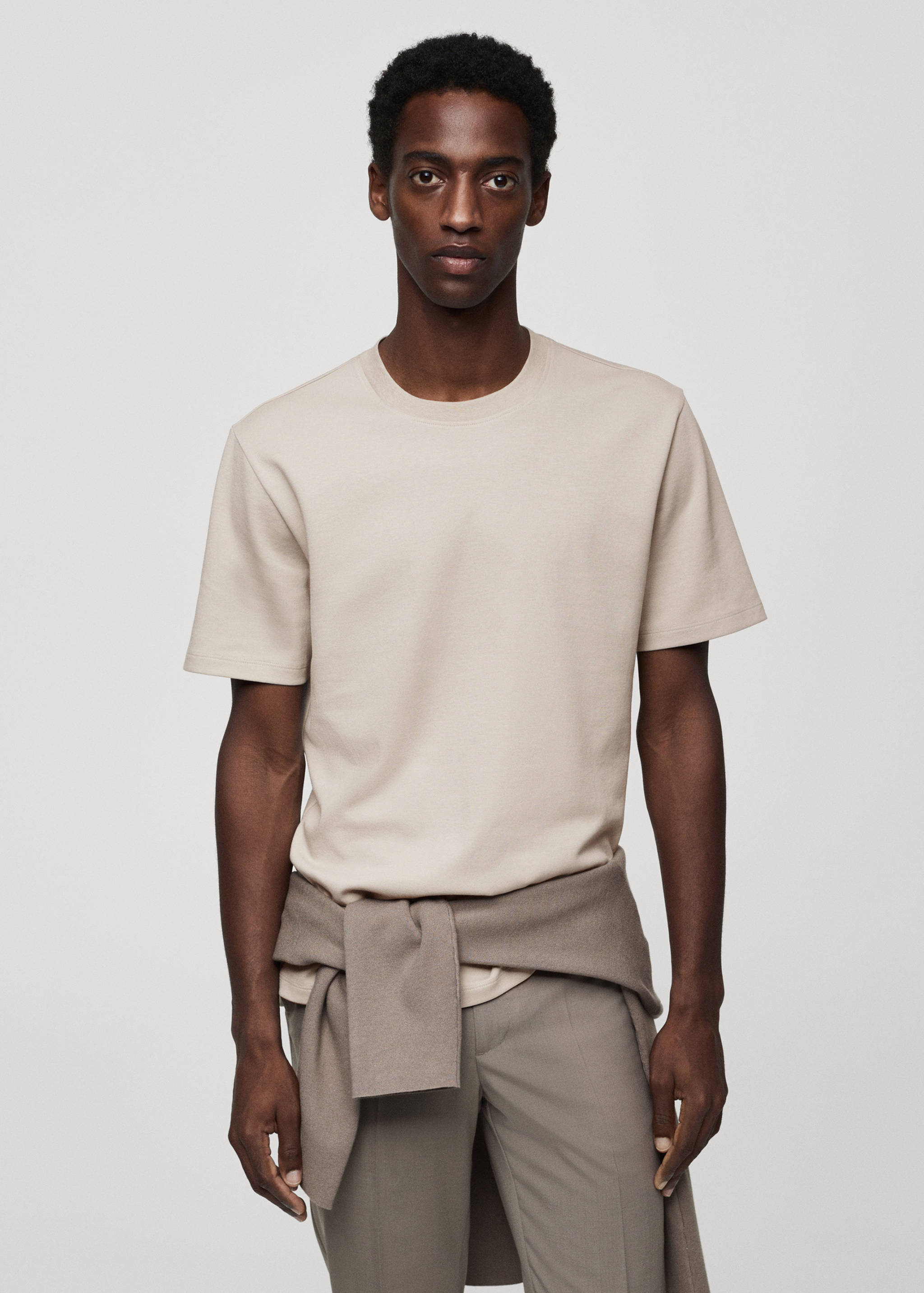 Breathable cotton t-shirt - Medium plane