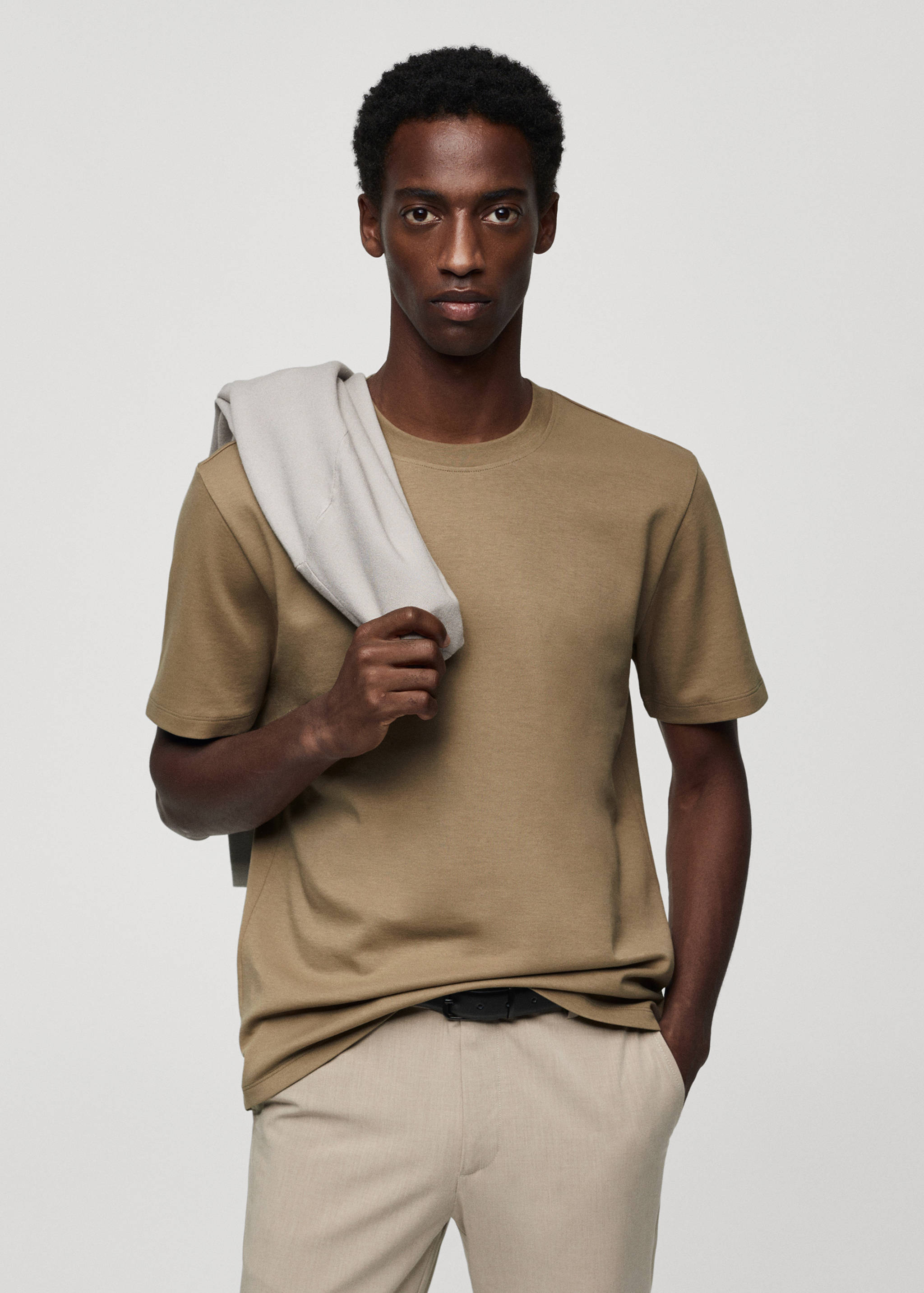Breathable cotton t-shirt - Medium plane