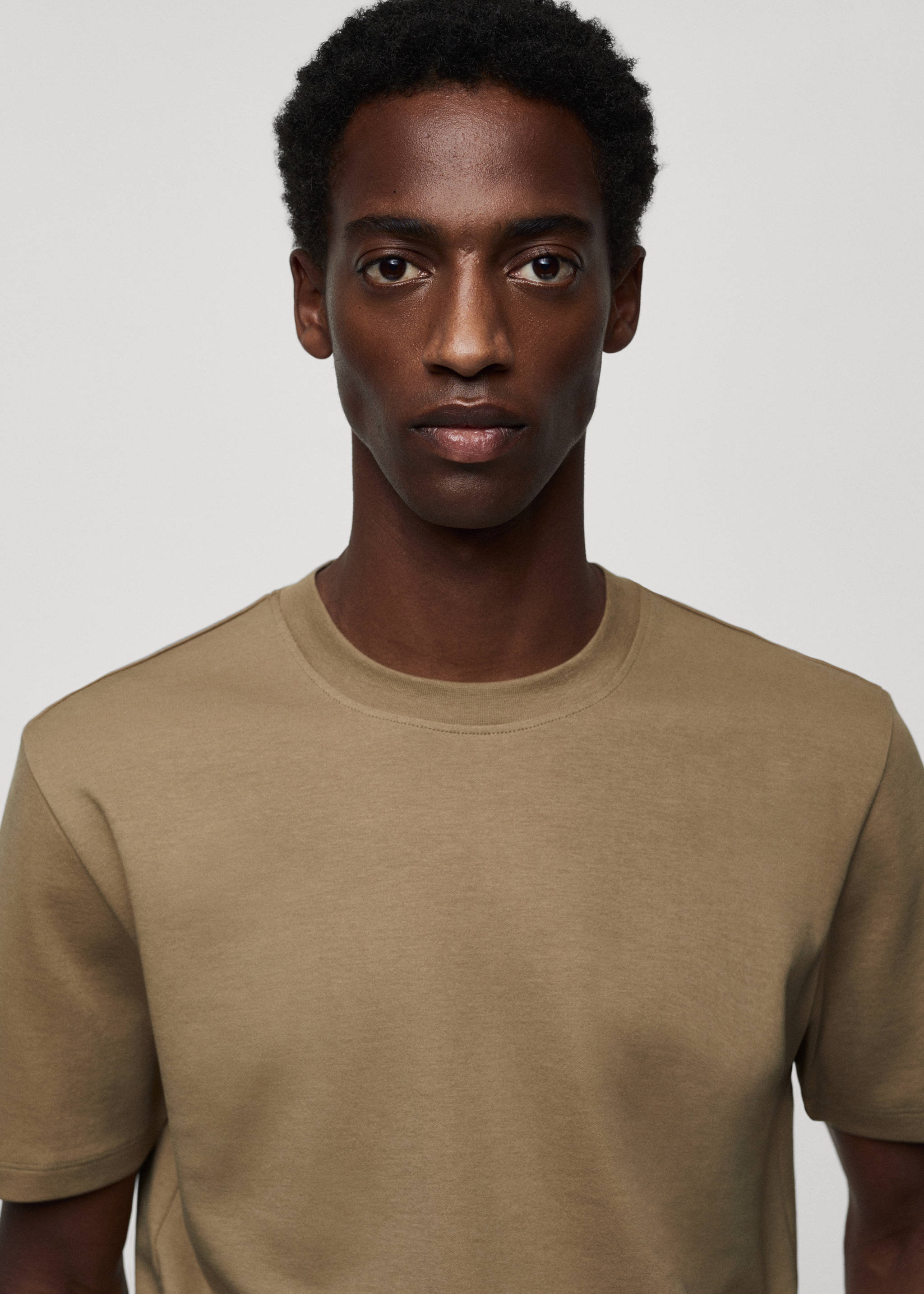 Breathable cotton t-shirt - Details of the article 1