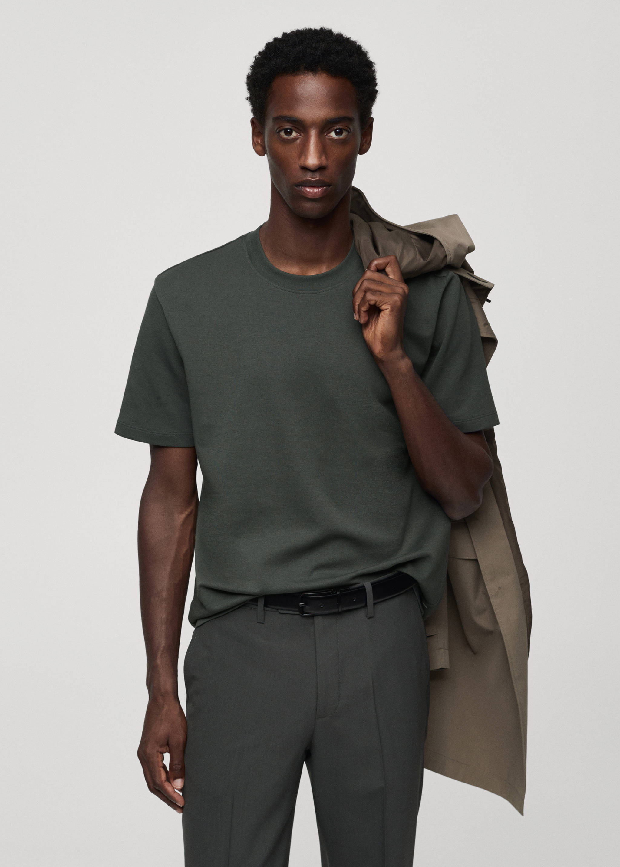 Breathable cotton t-shirt - Medium plane