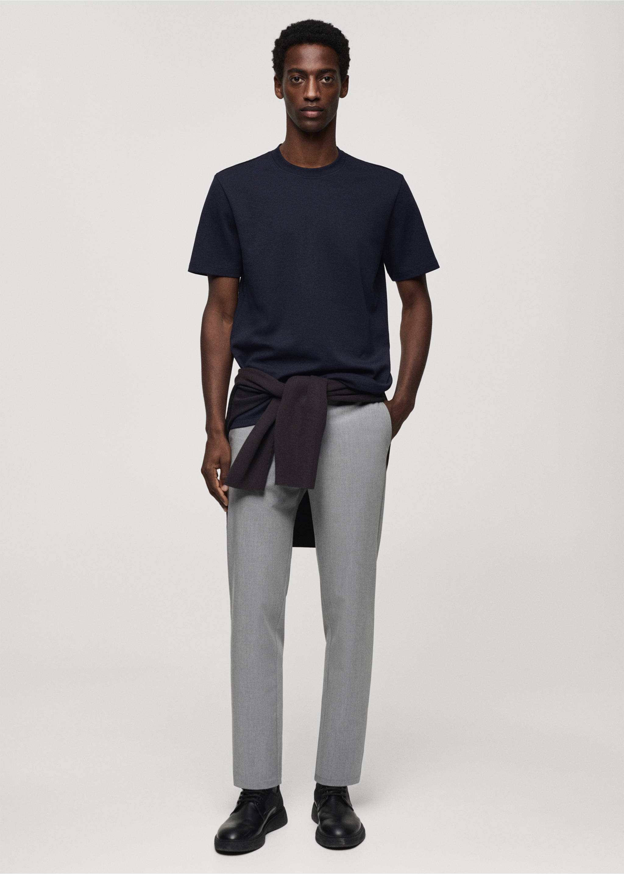 Breathable cotton t-shirt - General plane, Dark Navy. Ref: 67054454-00.