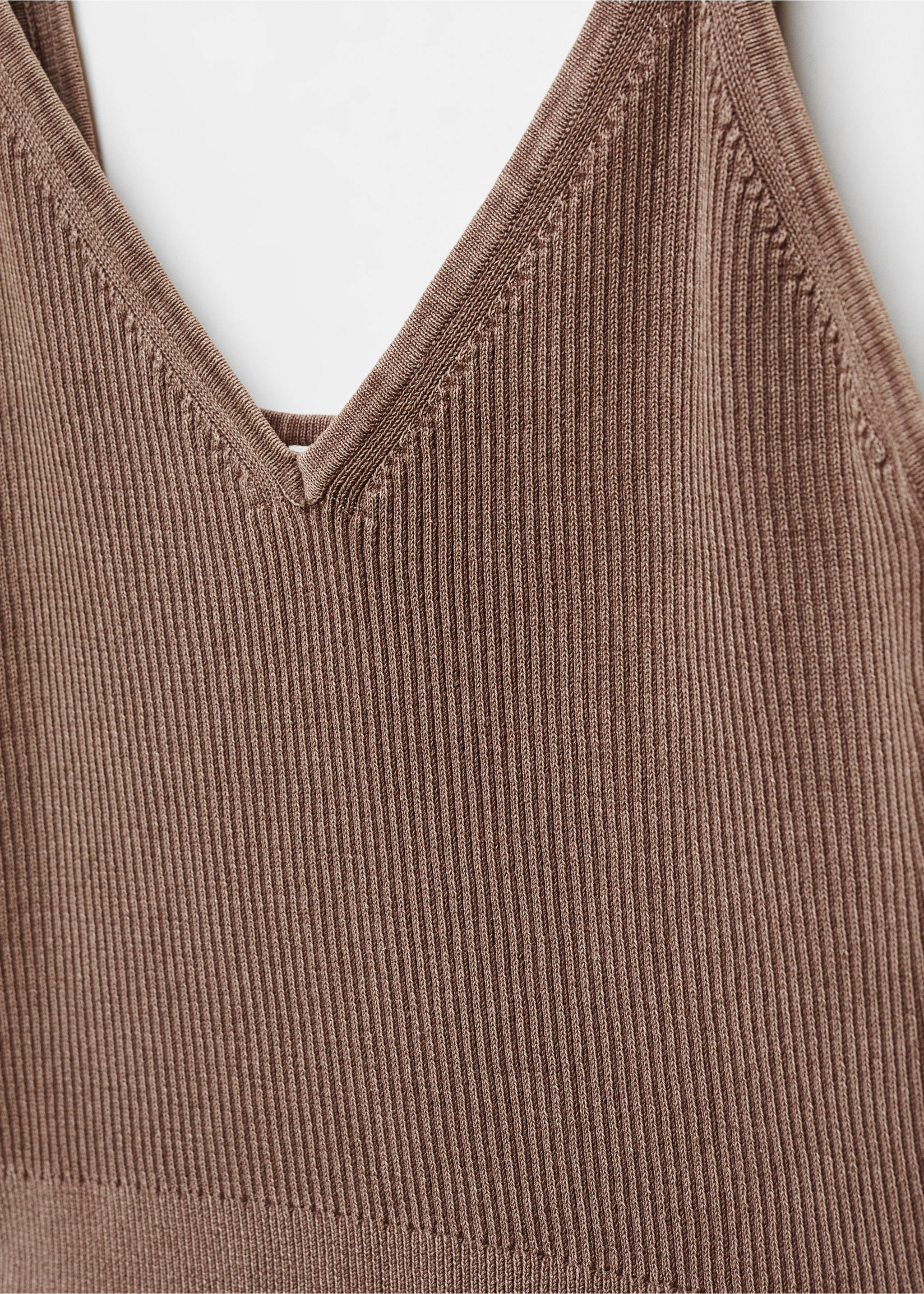Strap top - Details of the article 8, Brown. Ref: 67054457-00.