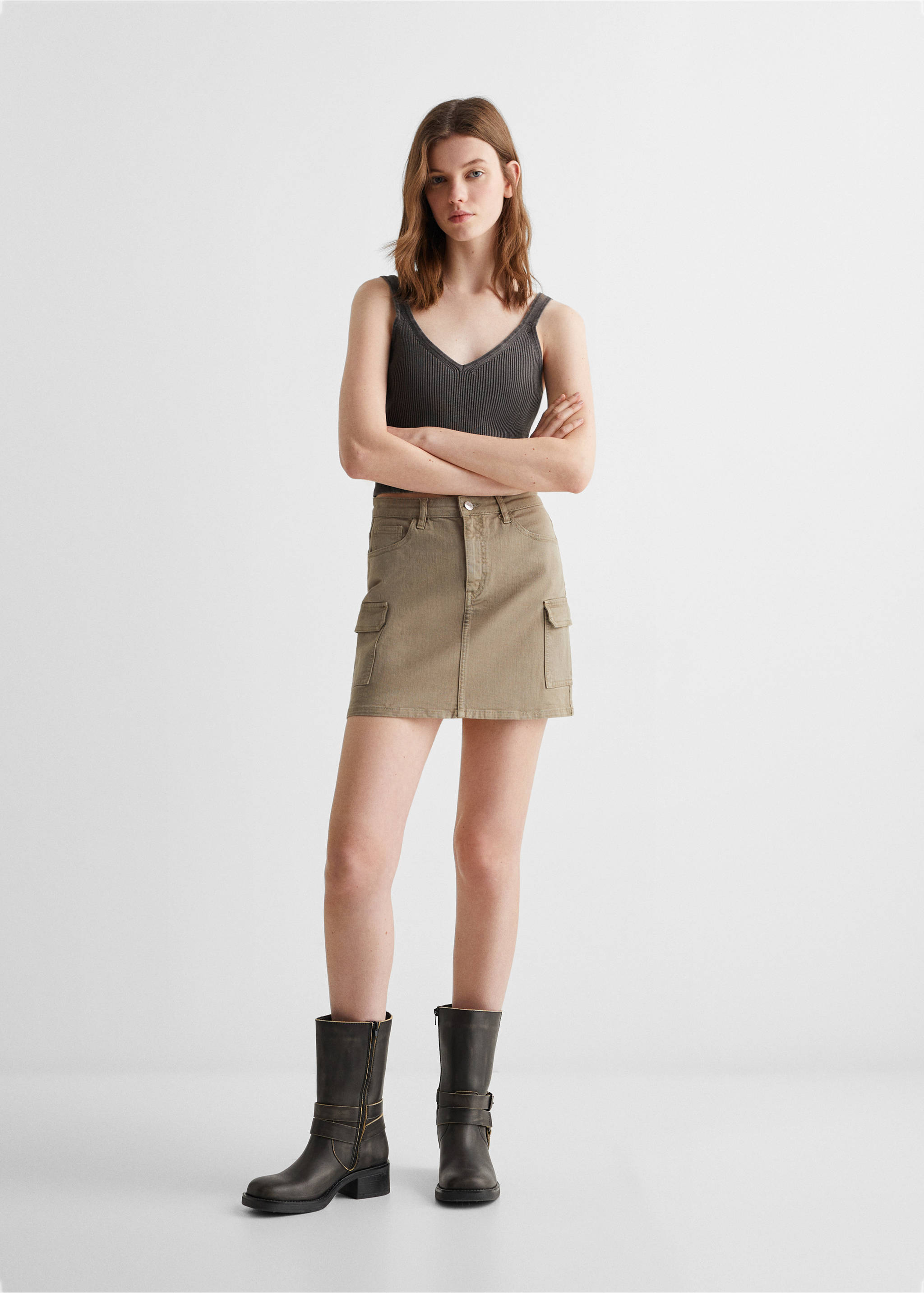 Strap top - General plane, Charcoal. Ref: 67054457-00.