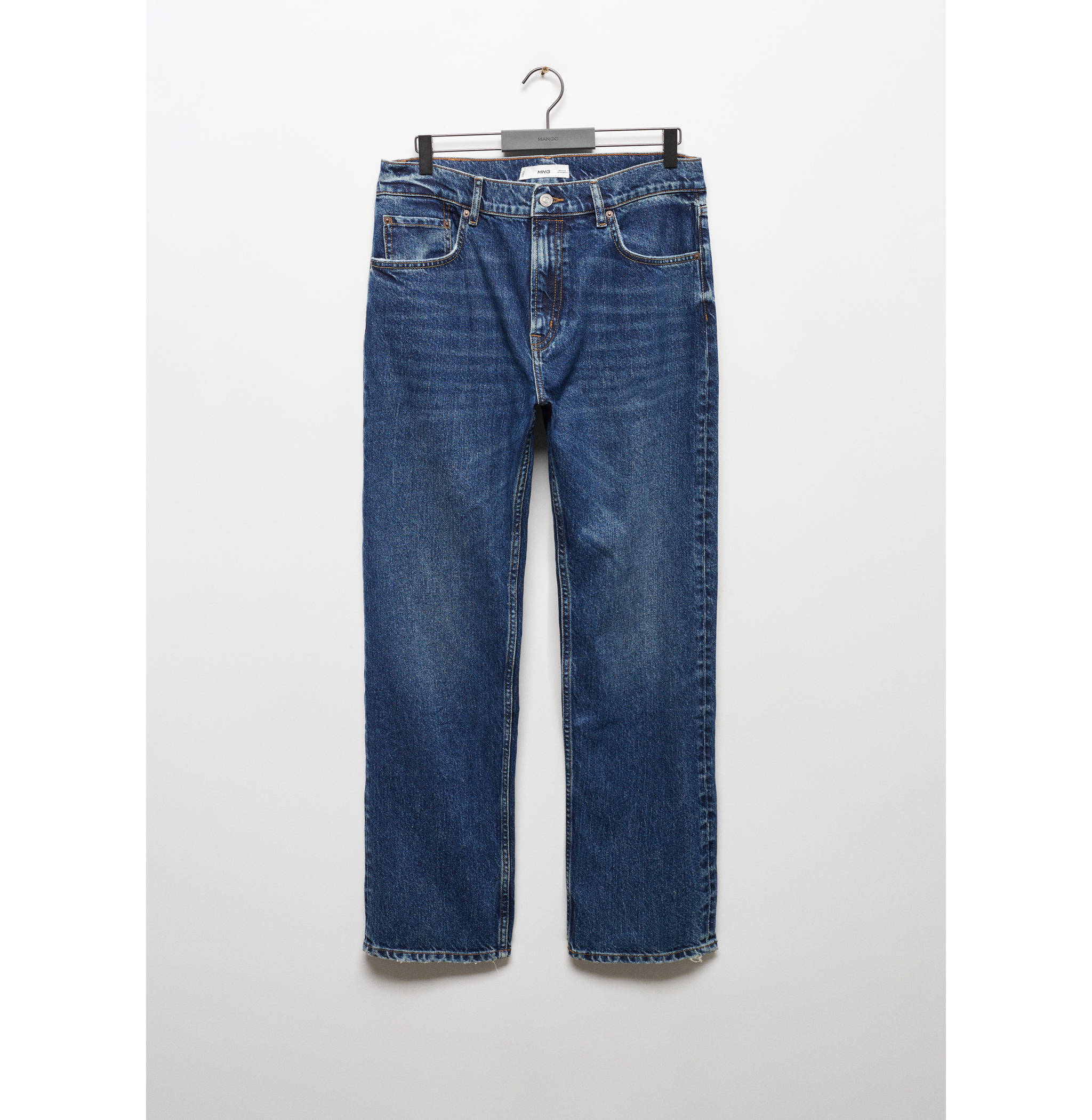 Regular-fit dark-wash jeans - Article without model