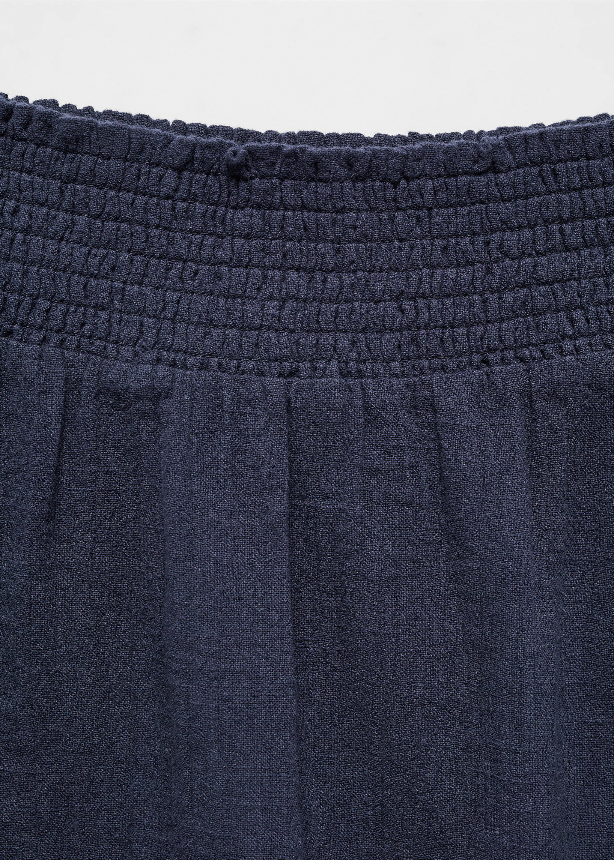 Bluse med skulderdetalj - Artikkeldetalj 8, Mørk marineblå. Ref: 67054468-00.