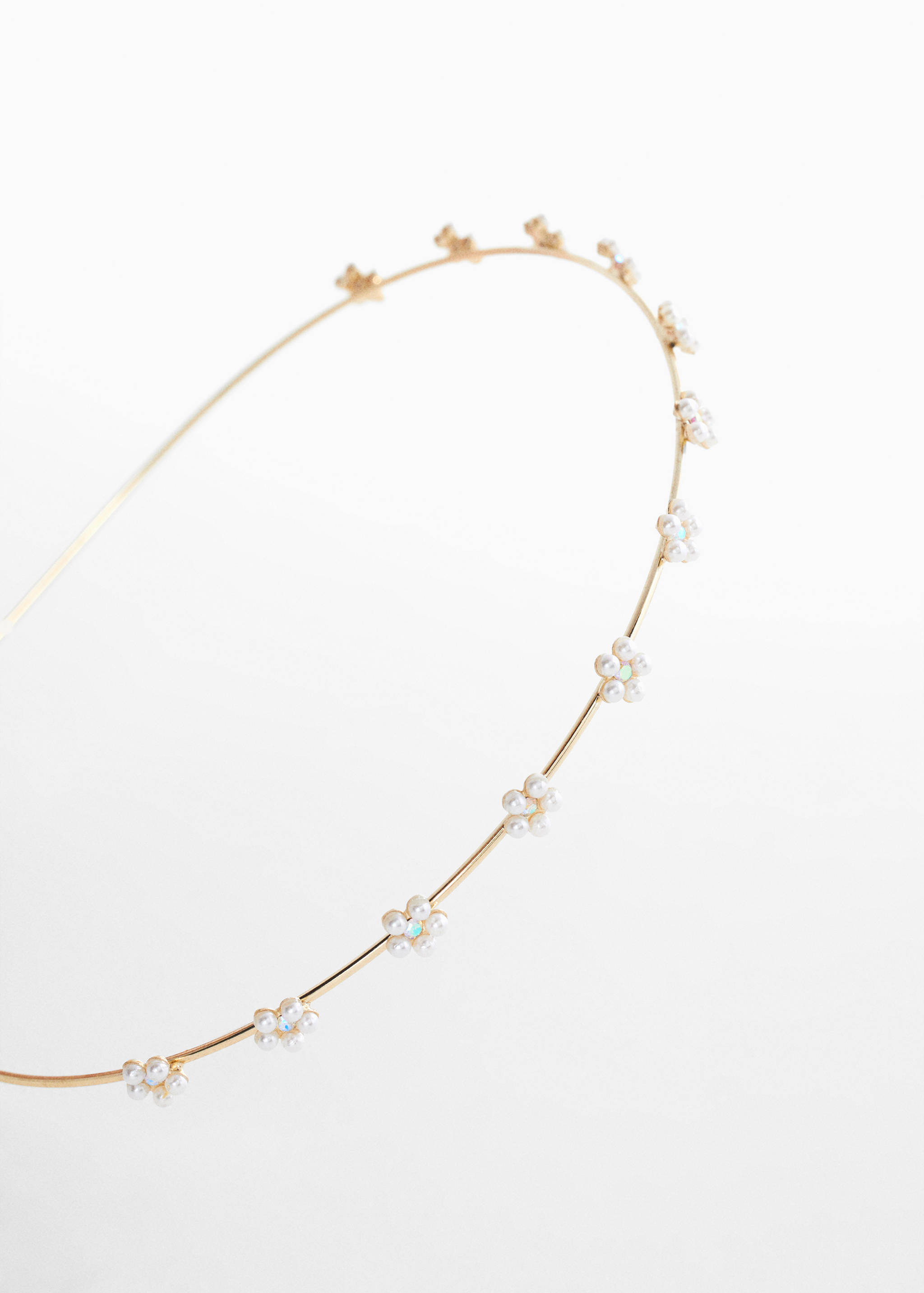 Serre-tête perles - Plan moyen