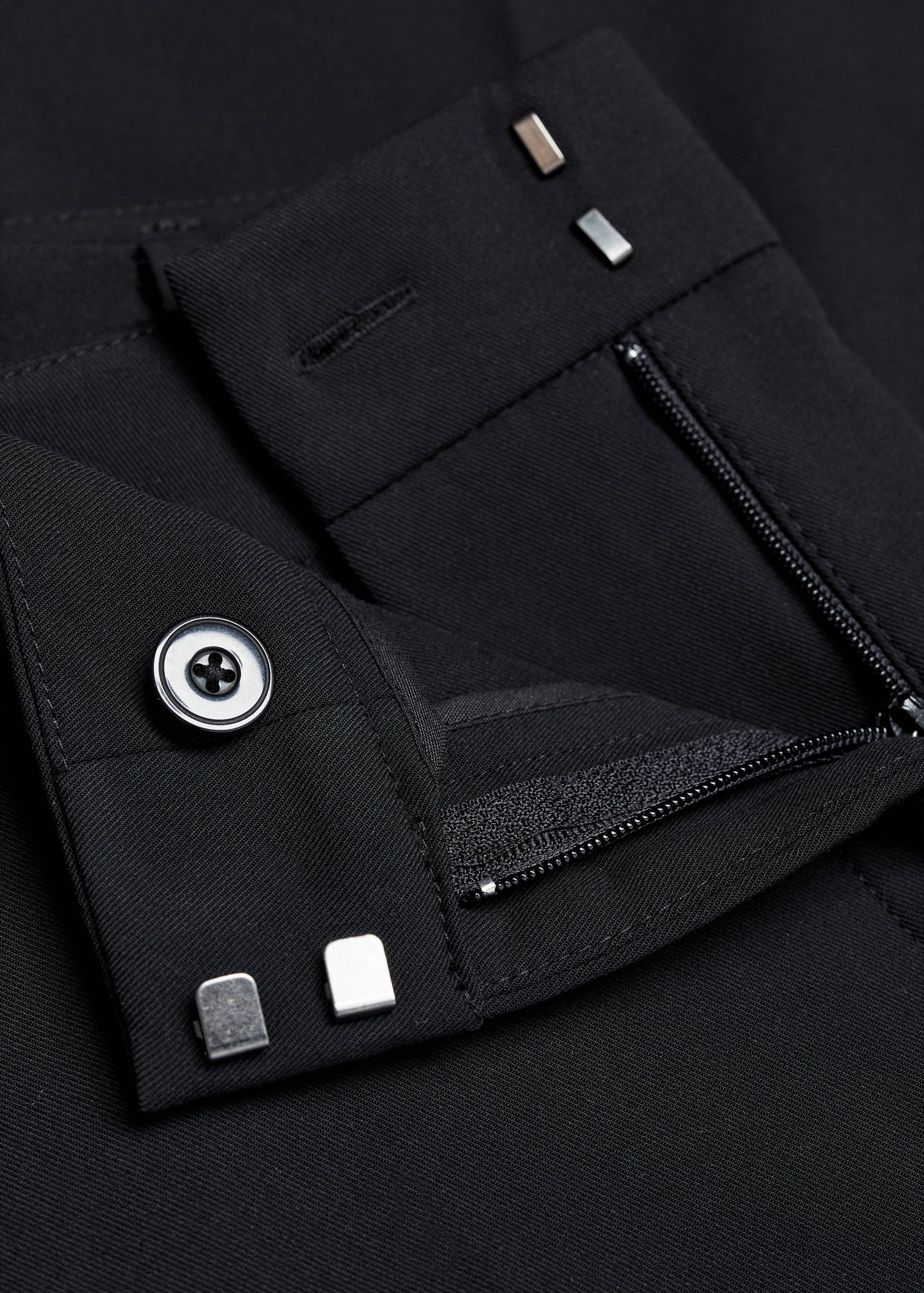 Kalhoty se širokými nohavicemi a nízkým pasem - Detail zboží 8