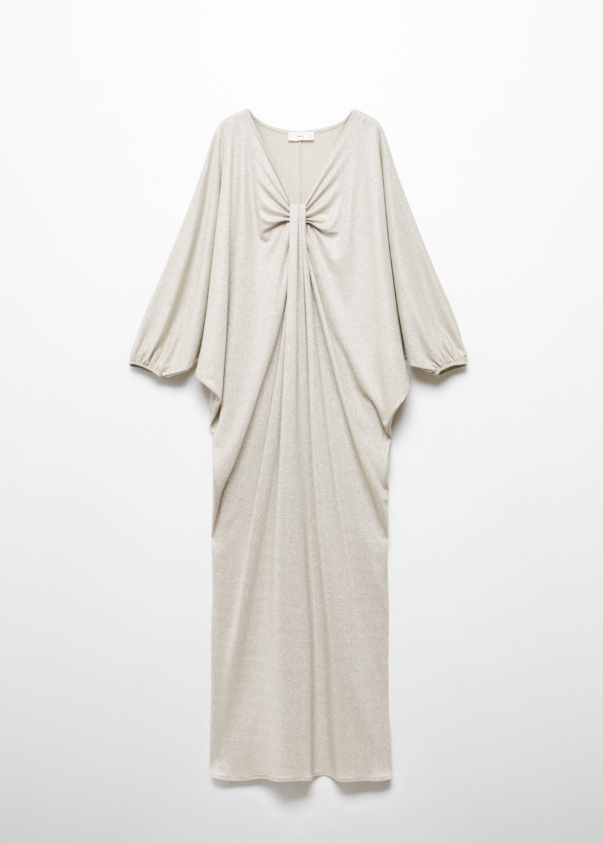 Draped lurex dress - Article without model