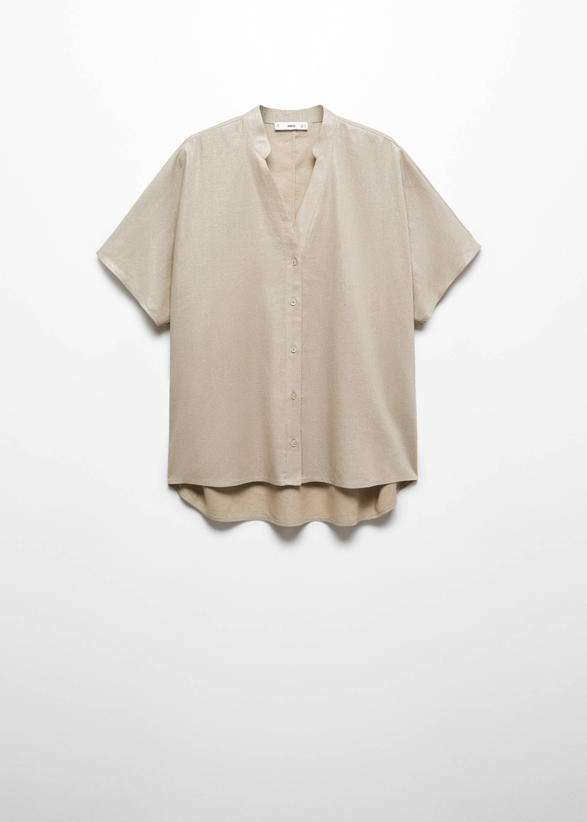 Chemise lin manches courtes - Article sans modèle
