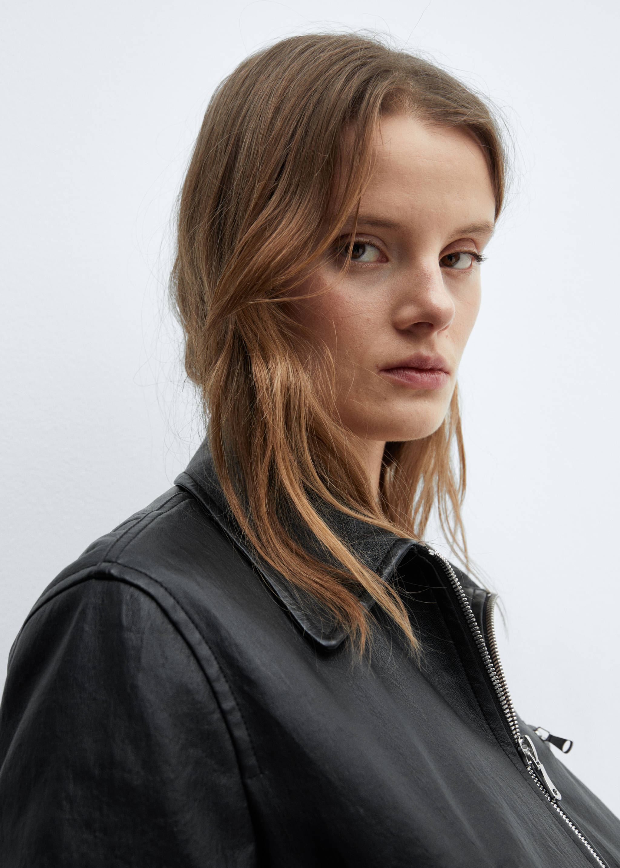 Vintage faux-leather jacket - Details of the article 1