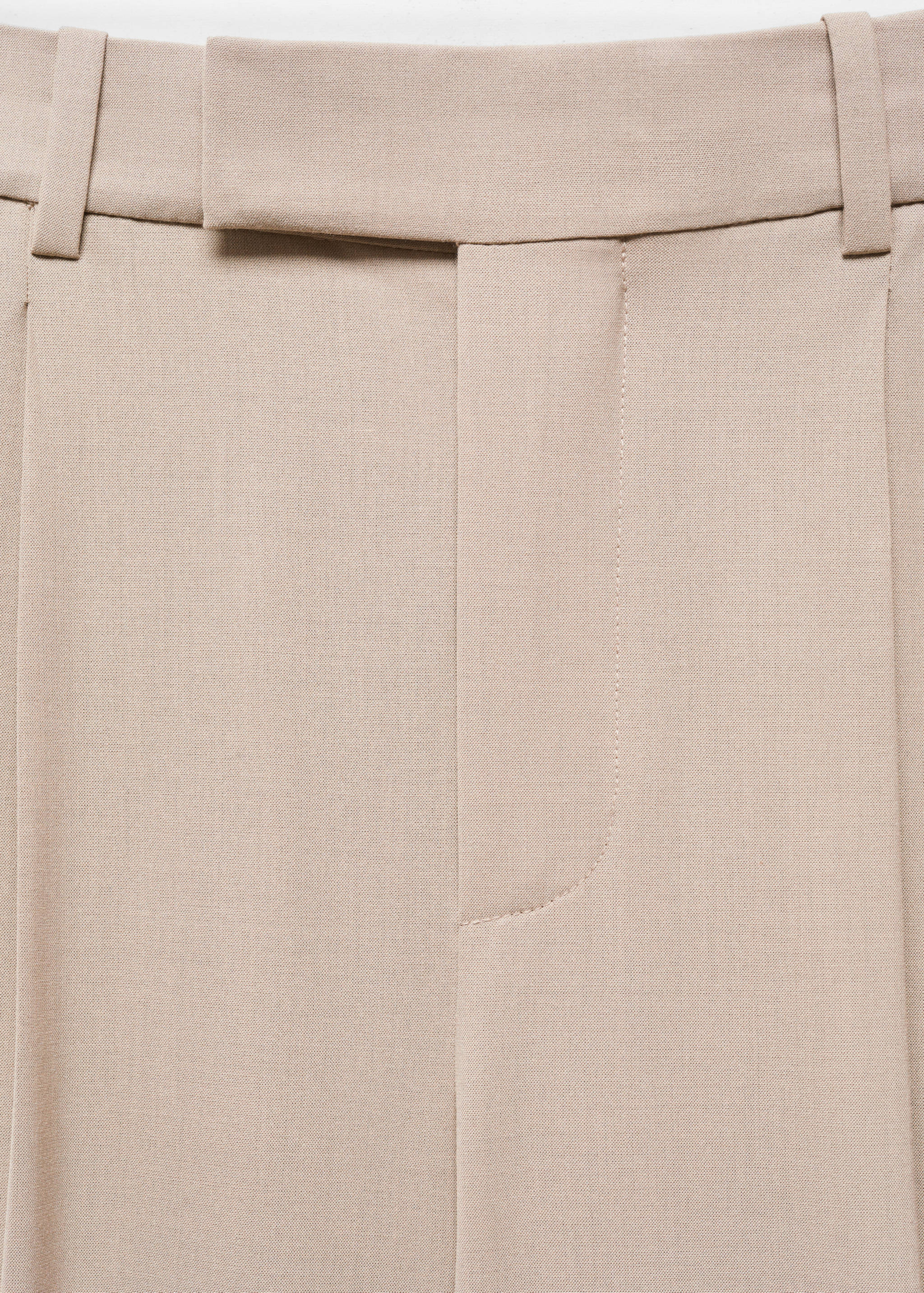 Wide leg suit trousers - Details of the article 8