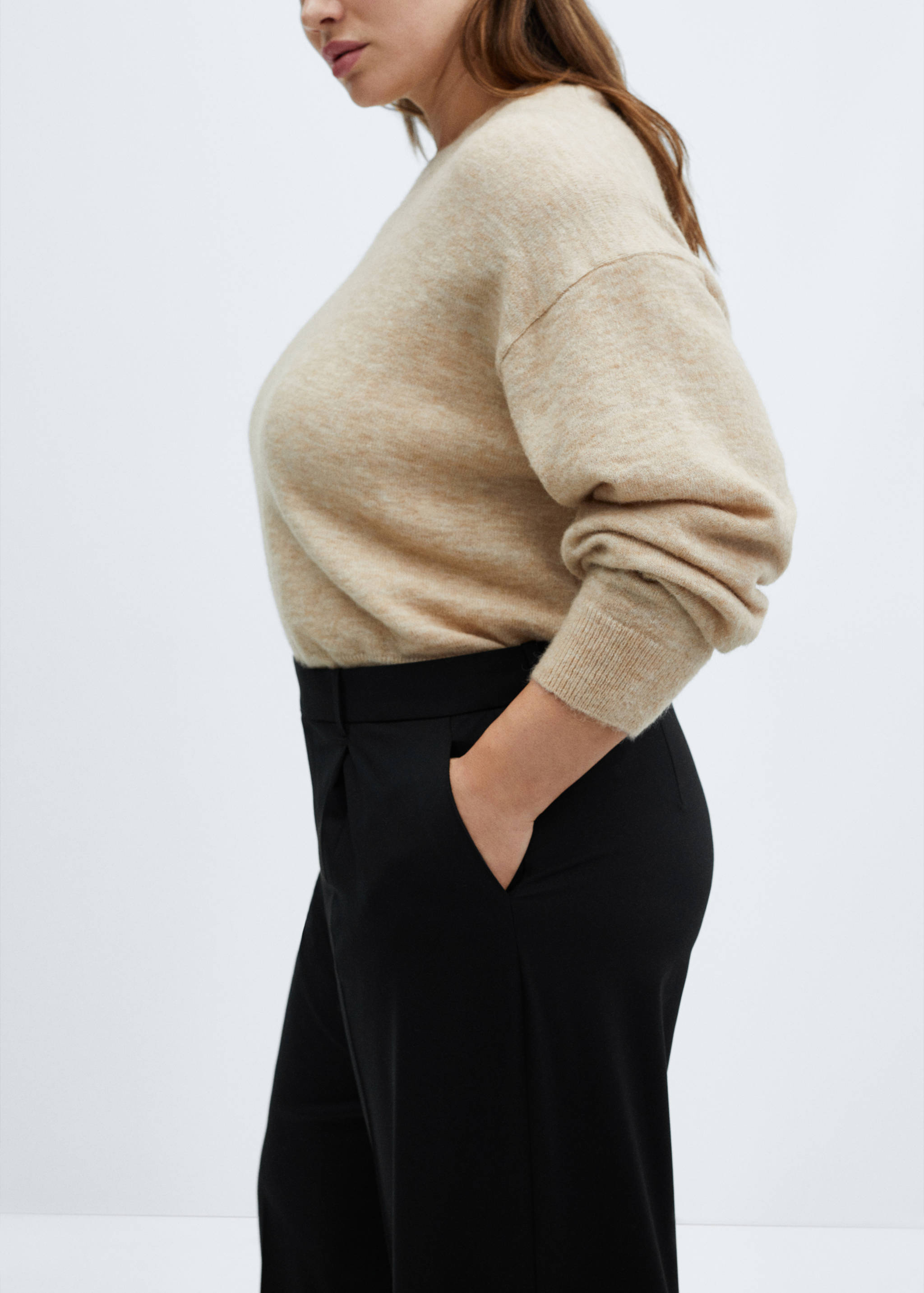 Wide leg suit trousers - Details of the article 4