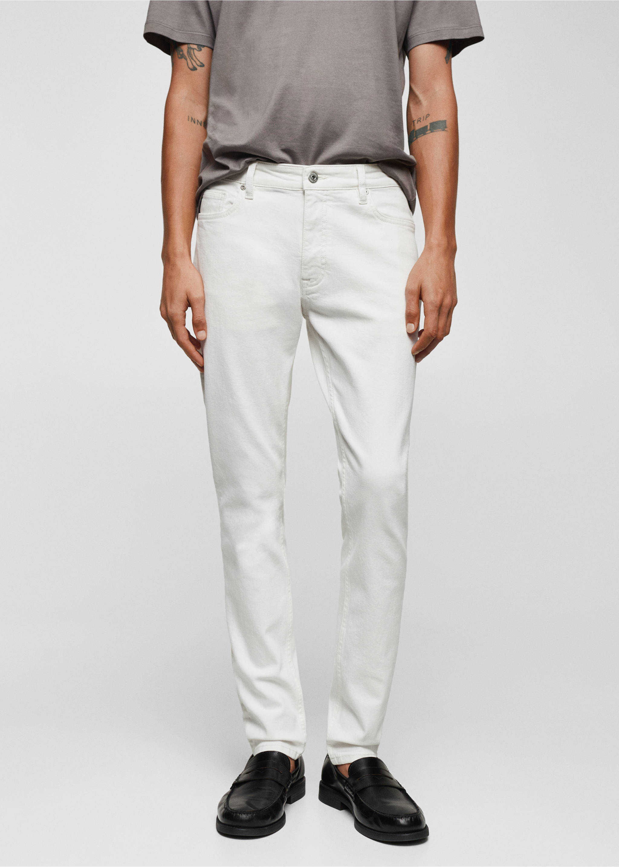 Texans Billy skinny - Pla mig, Blanc trencat. Ref: 67055138-00.