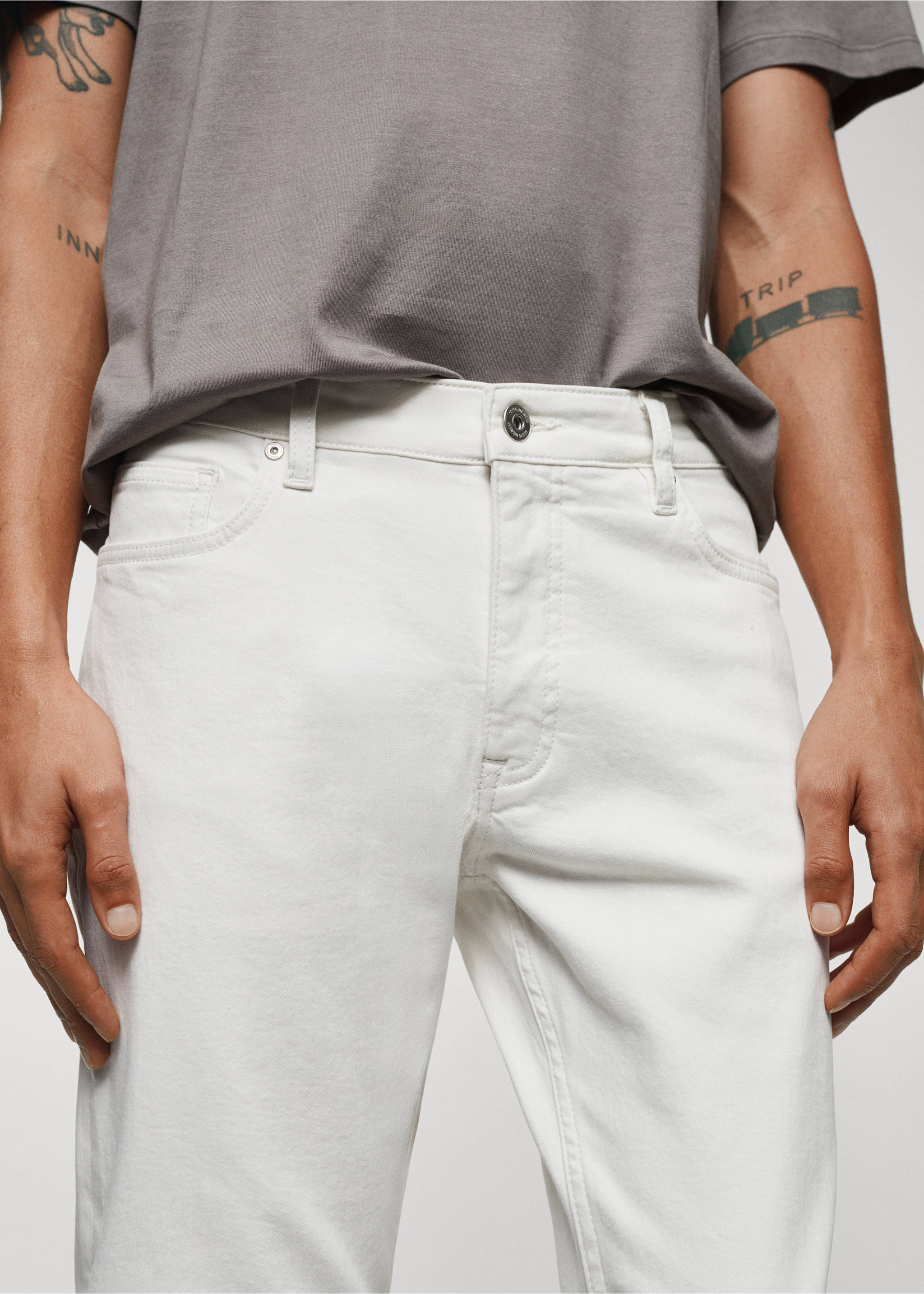 Texans Billy skinny - Detall de l'article 1, Blanc trencat. Ref: 67055138-00.