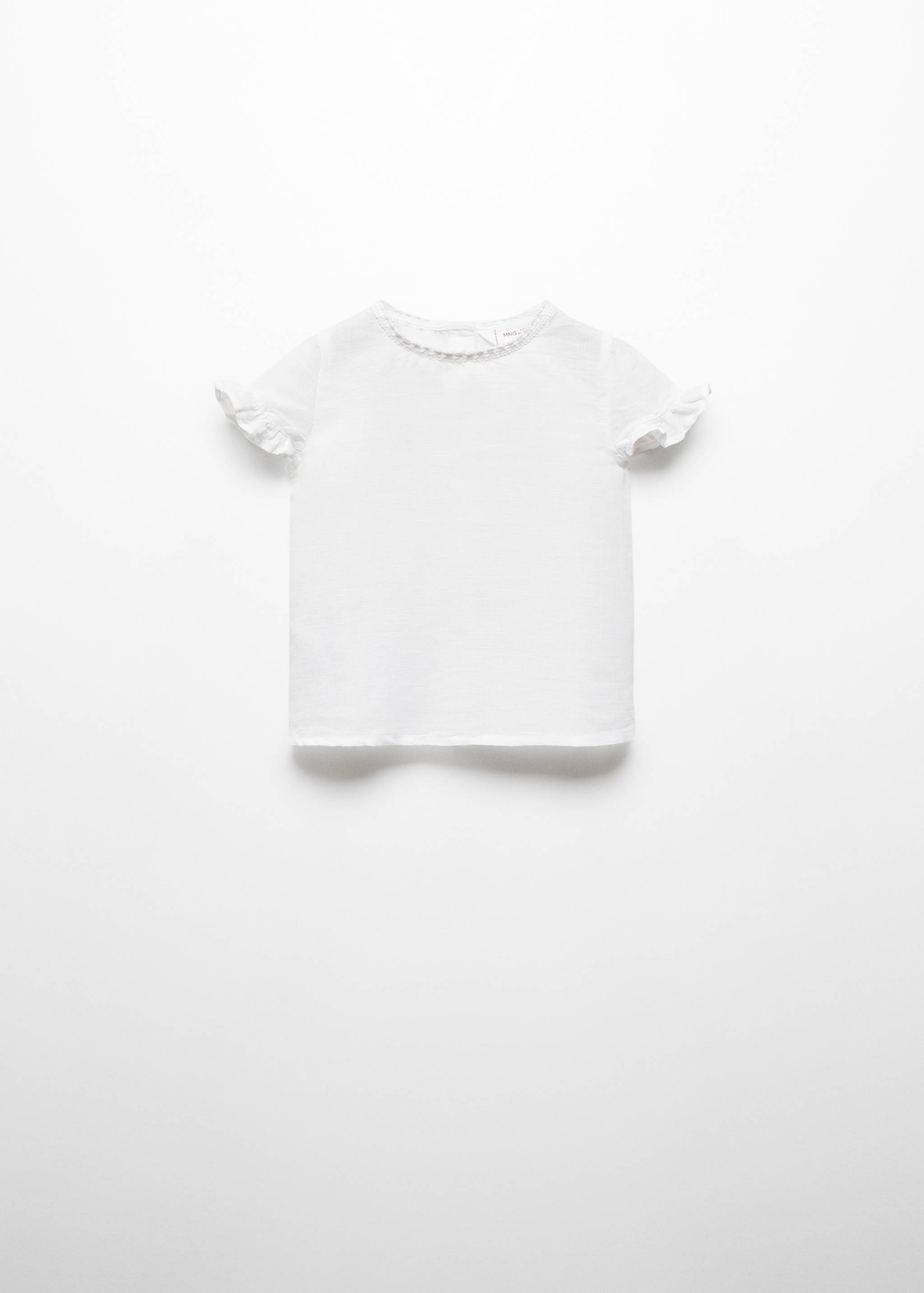 Blusa volantes lino - Artículo sin modelo